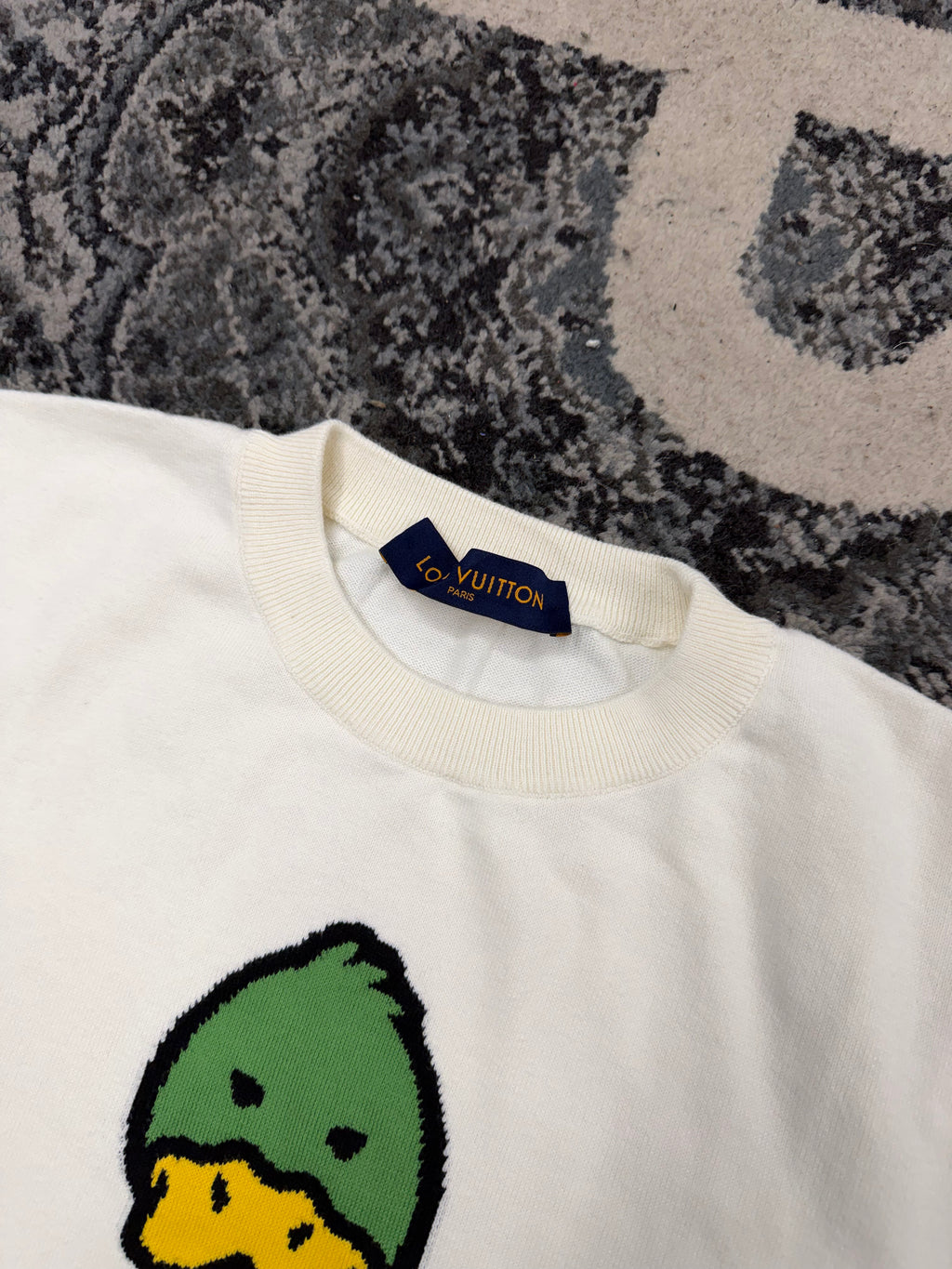 LV x Nigo knit duck shirt S U