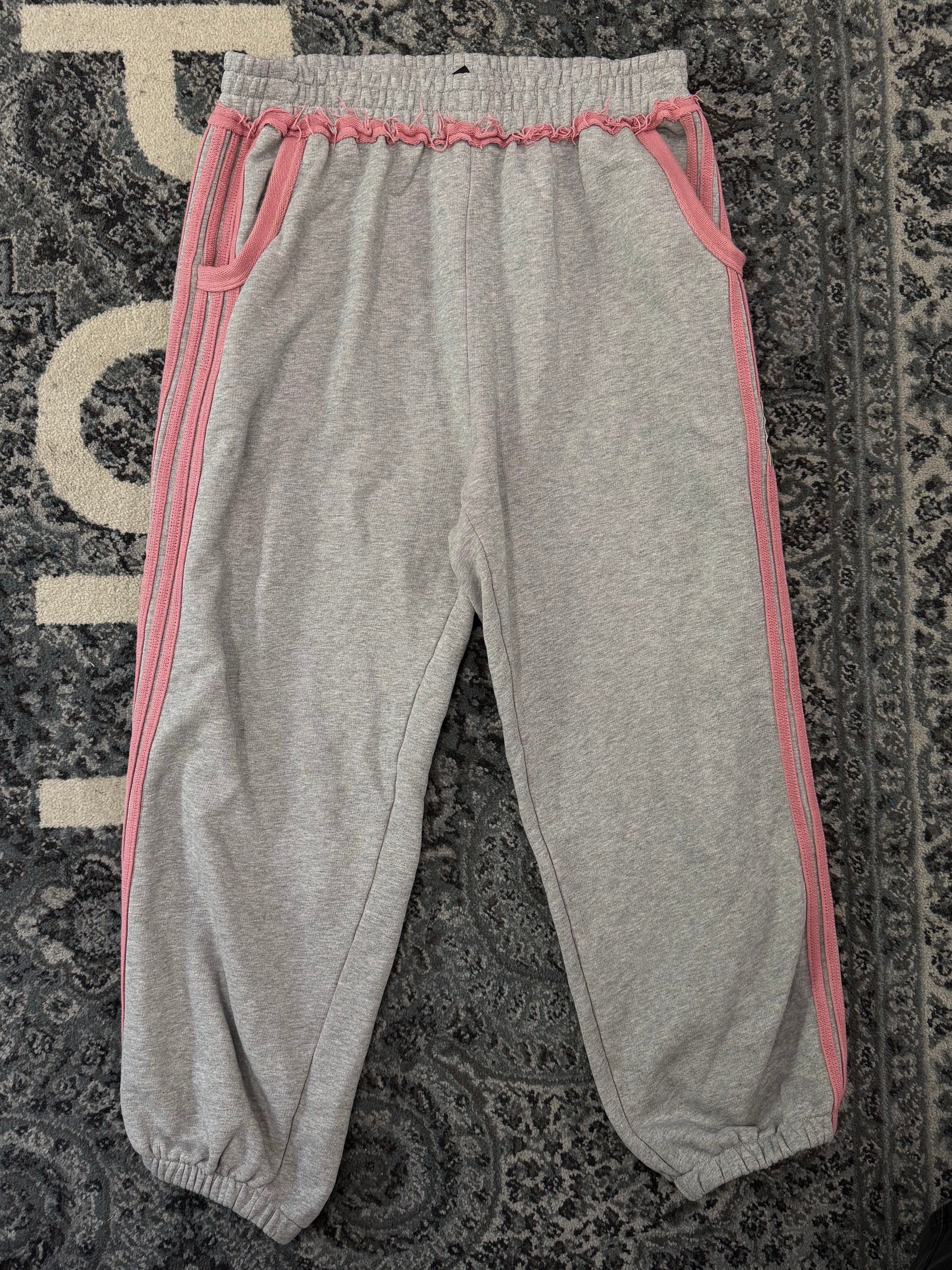 RASPBERRY HILLS stripe sweatpants grey XXL (38) U
