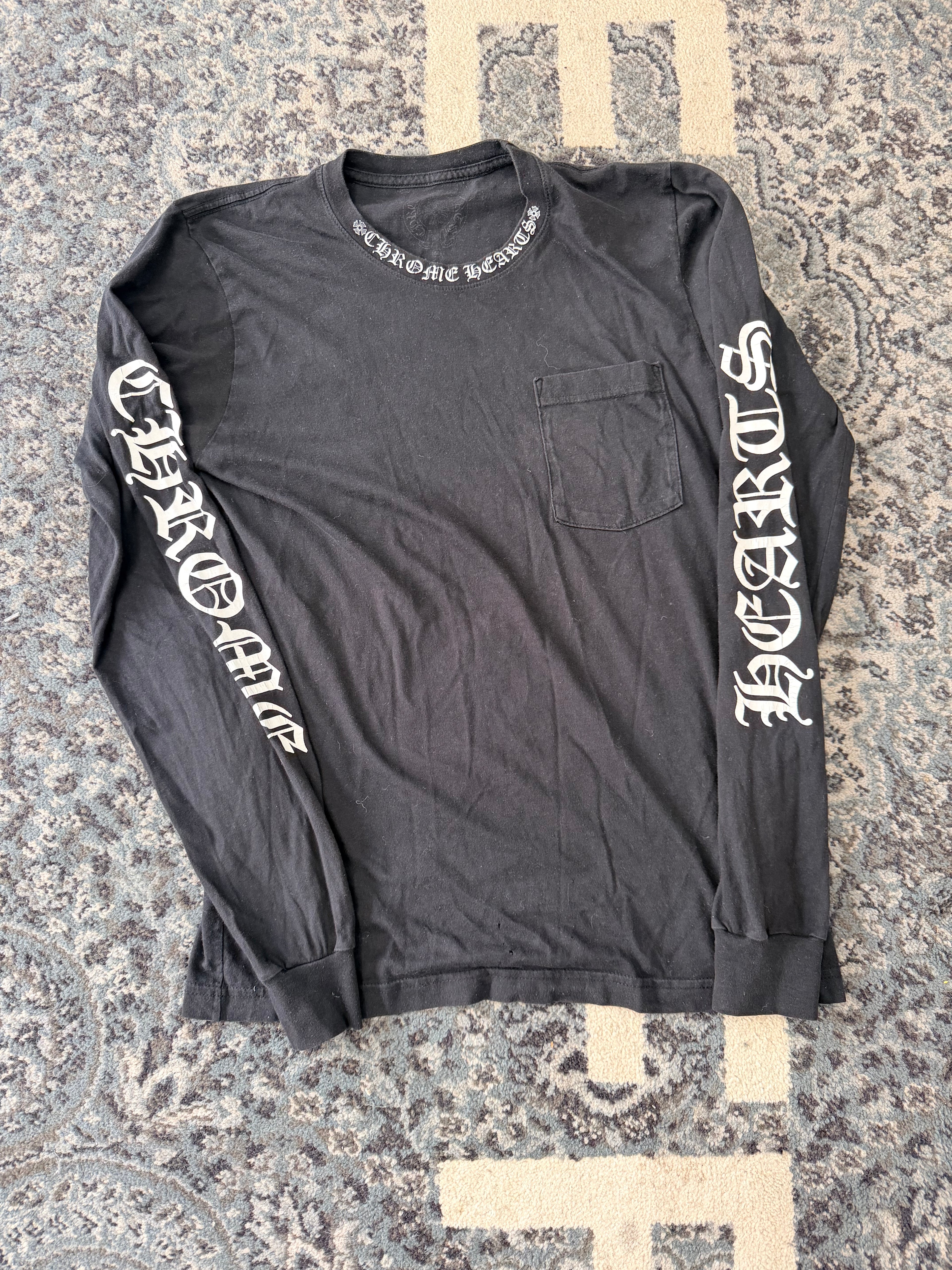 Chrome Hearts Neck Logo Long sleeve Size Medium U