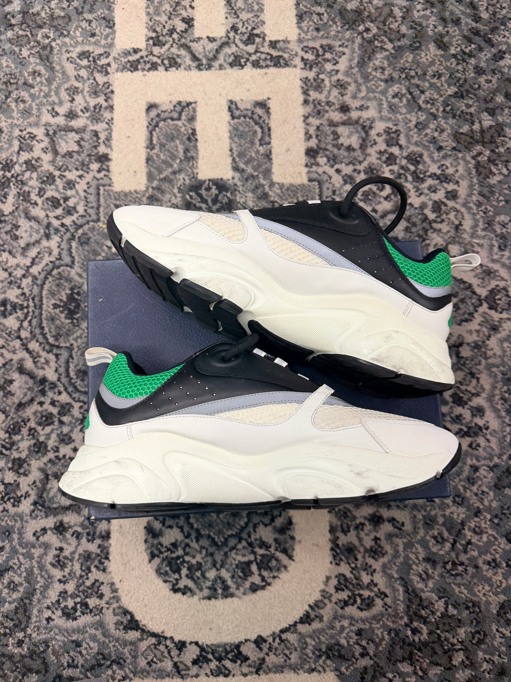 Dior B22 Green & Black Size 47 With Box U