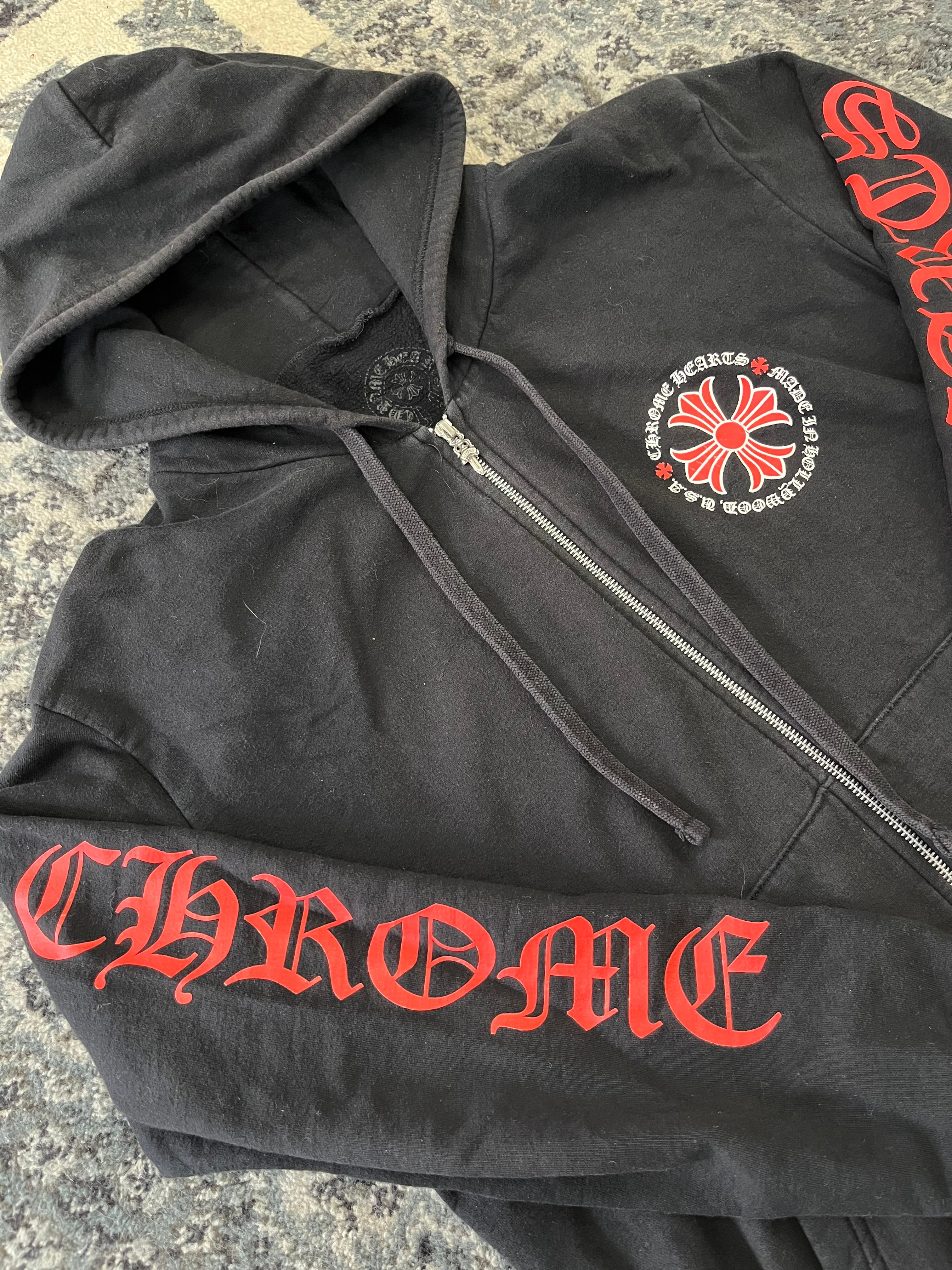 Chrome Hearts Hollywood Plus Zip Up Size Small U