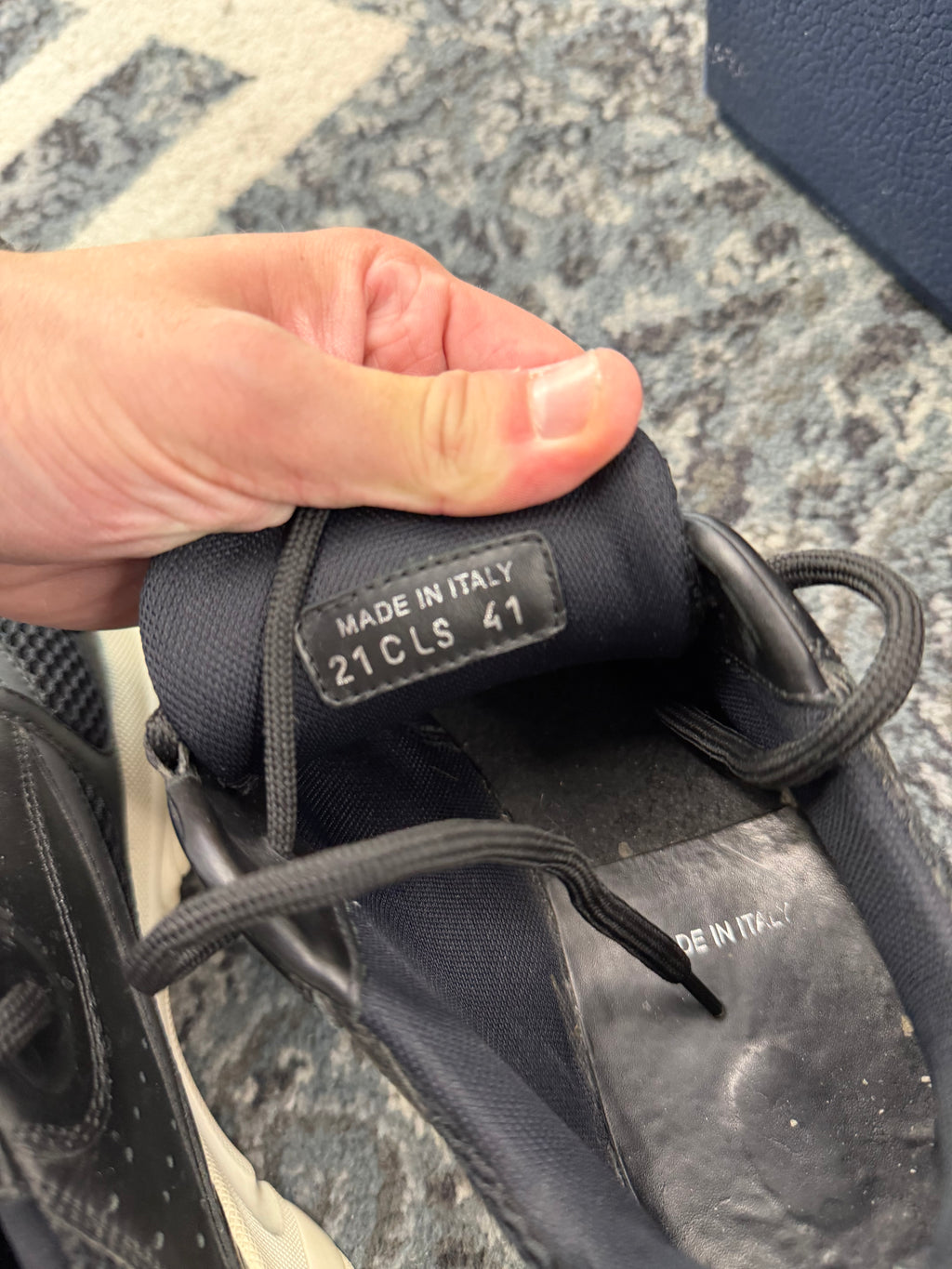 DIOR B22 runners black/white 41 (8M) WB NI U