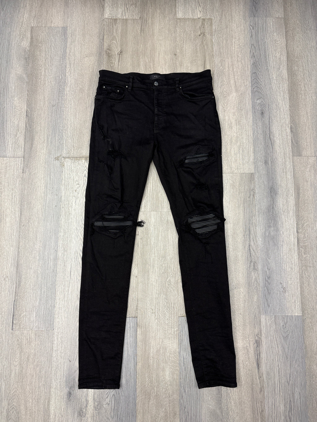 AMIRI black patch mx1 jeans black 36 U
