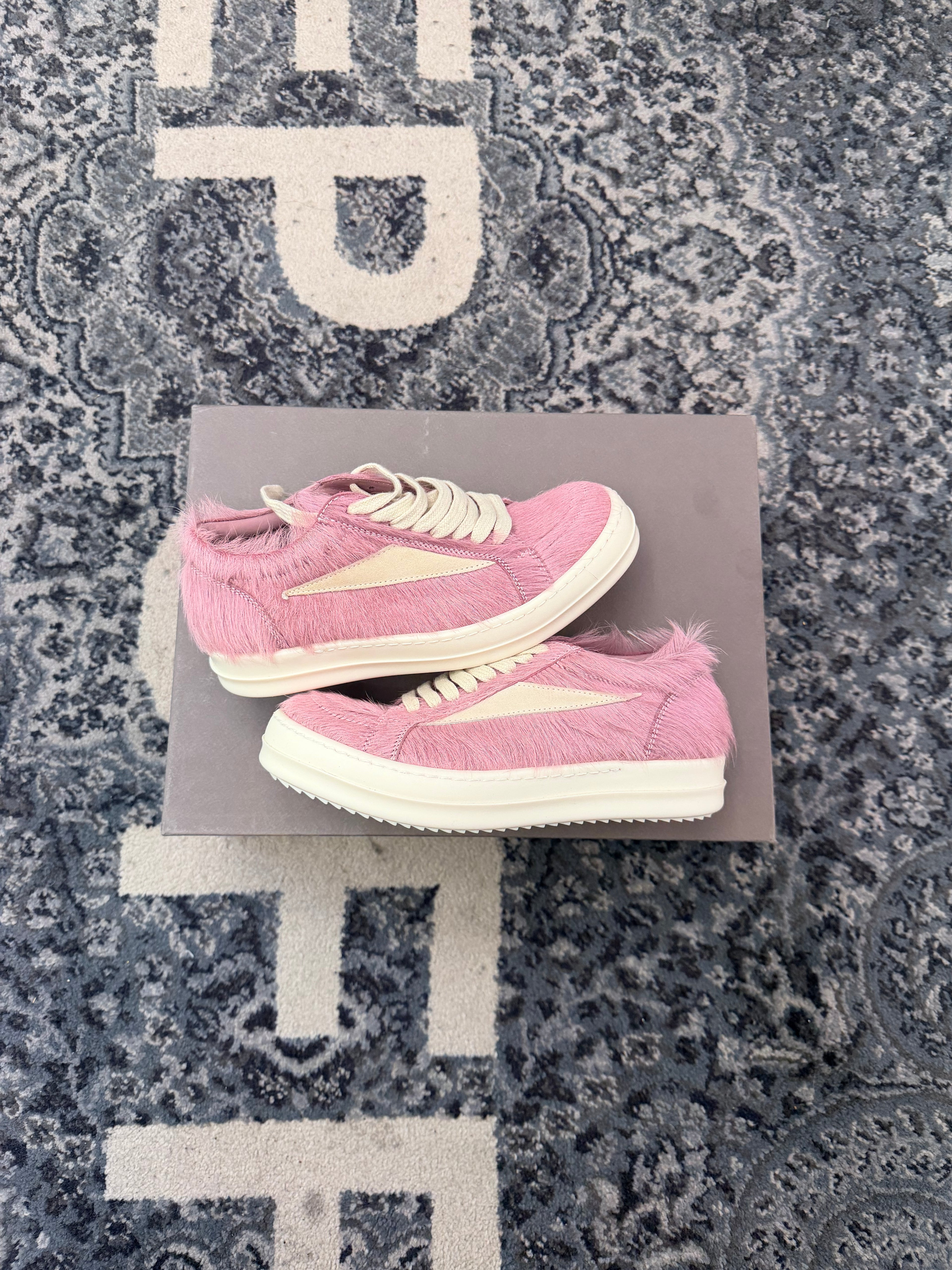Rick Owen Mainline Fur Vans Size 6 W DS (T)