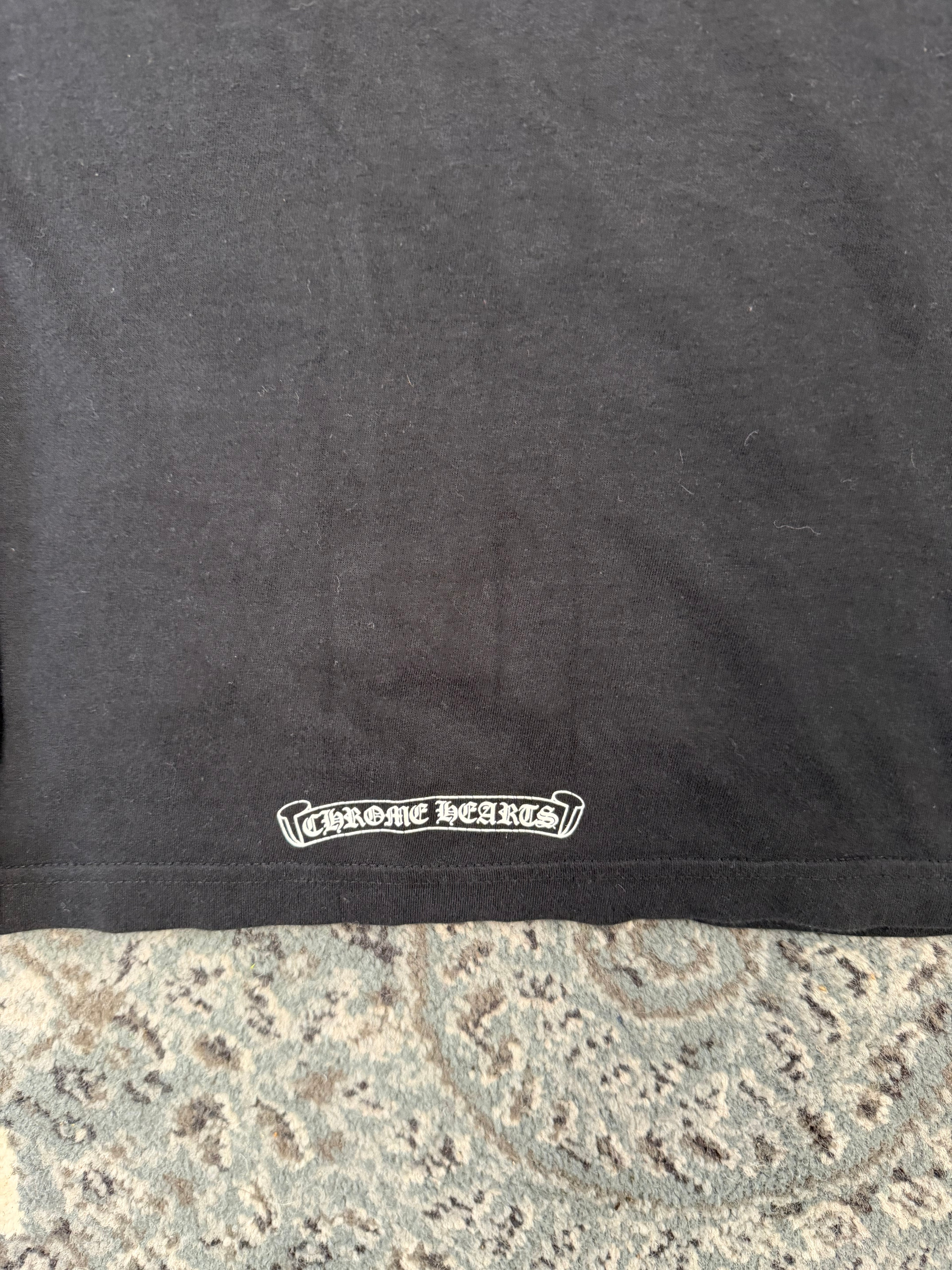 CHROME HEARTS t bar horseshoe L/S black M U
