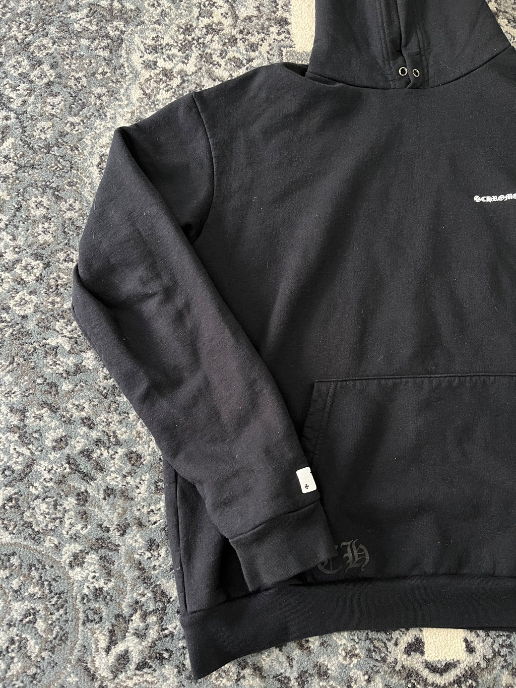 CHROME HEARTS fontaineblue 1 of 1 dice hoodie L U