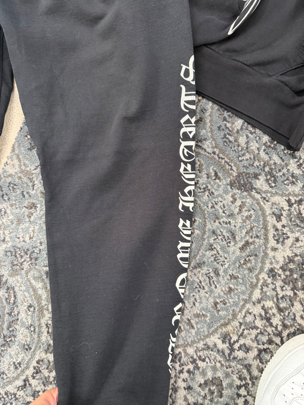 CHROME HEARTS floral sweatsuit black L U