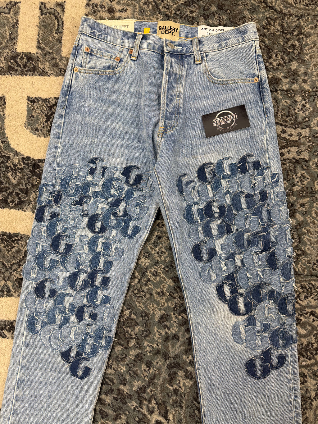 GALLERY DEPT denim G patch jeans indigo 29 U