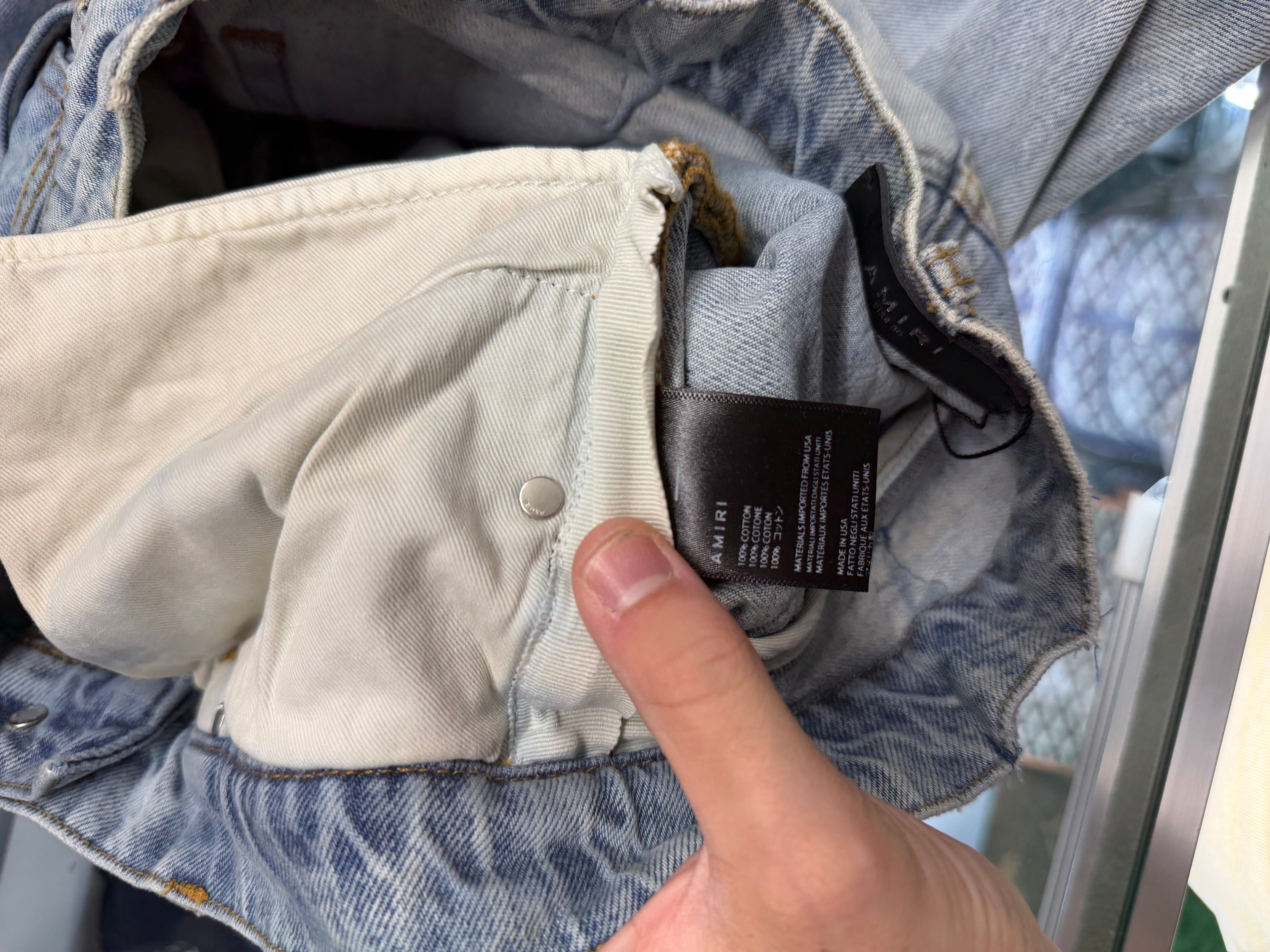 AMIRI carpenter jeans indigo 30 U (tailored length)