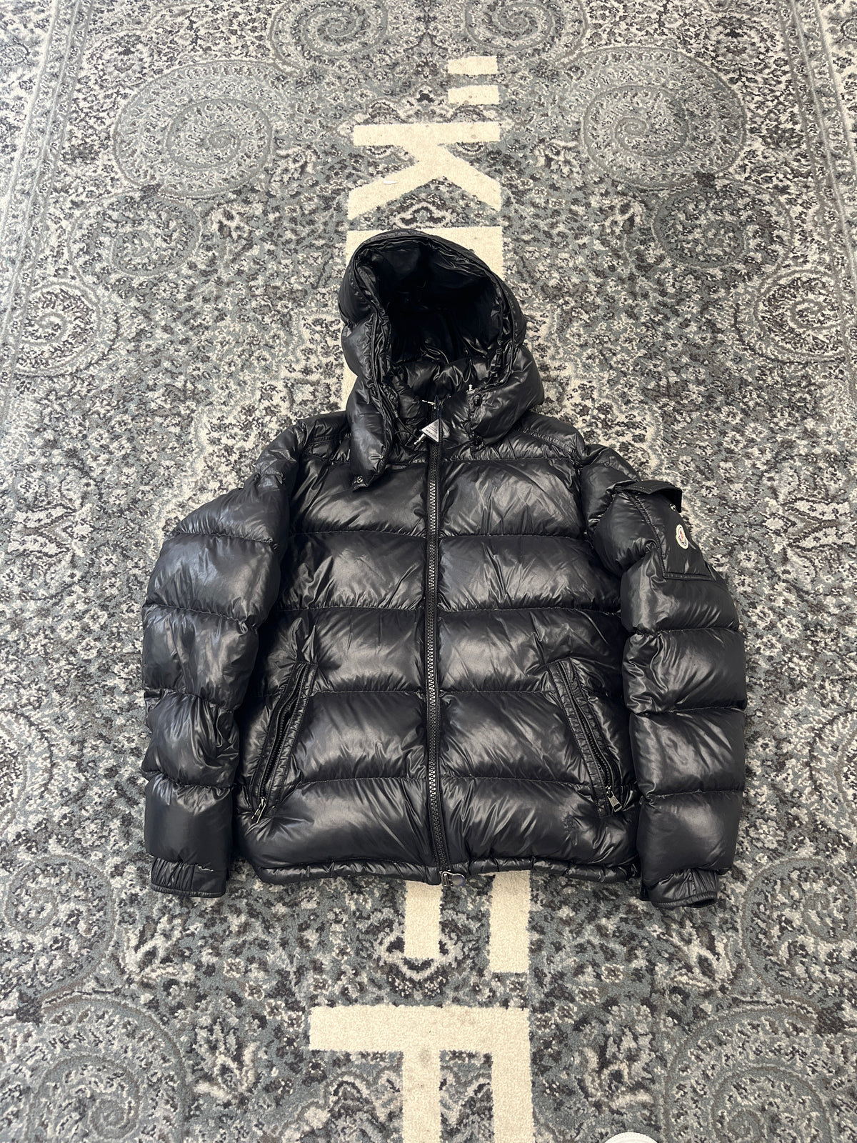 Moncler black Maya Coat sz 5