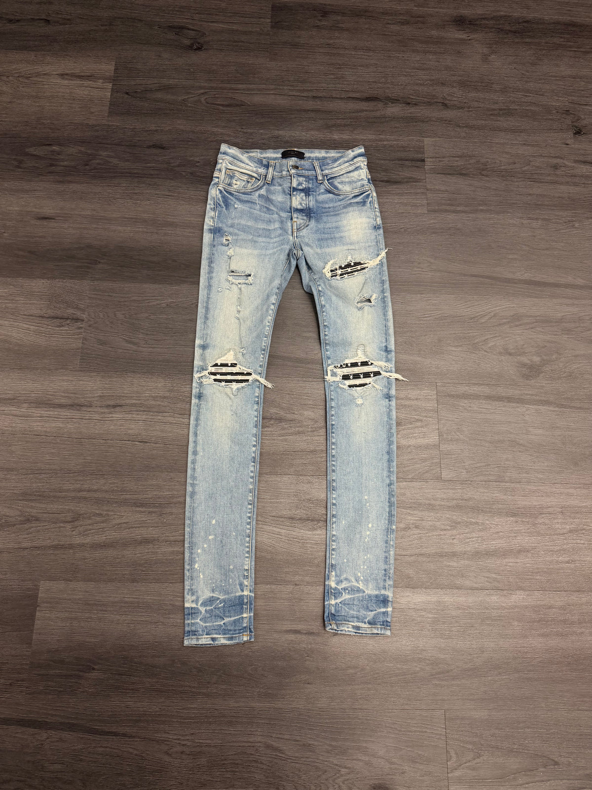 Amiri Playboy patch Light wash Jeans Size 29 U