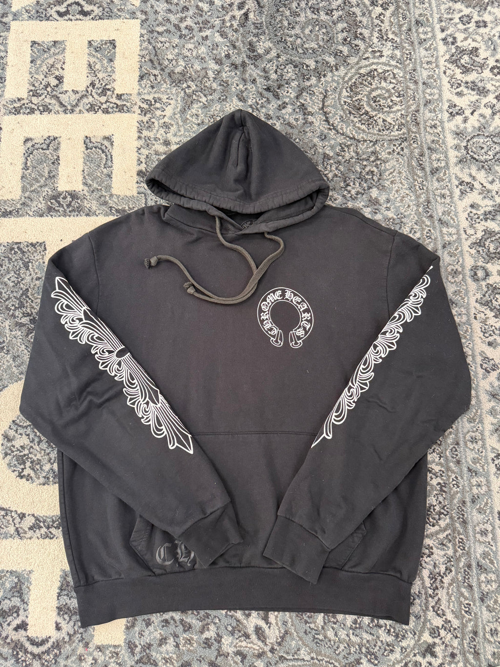 CHROME HEARTS floral sweatsuit black L U