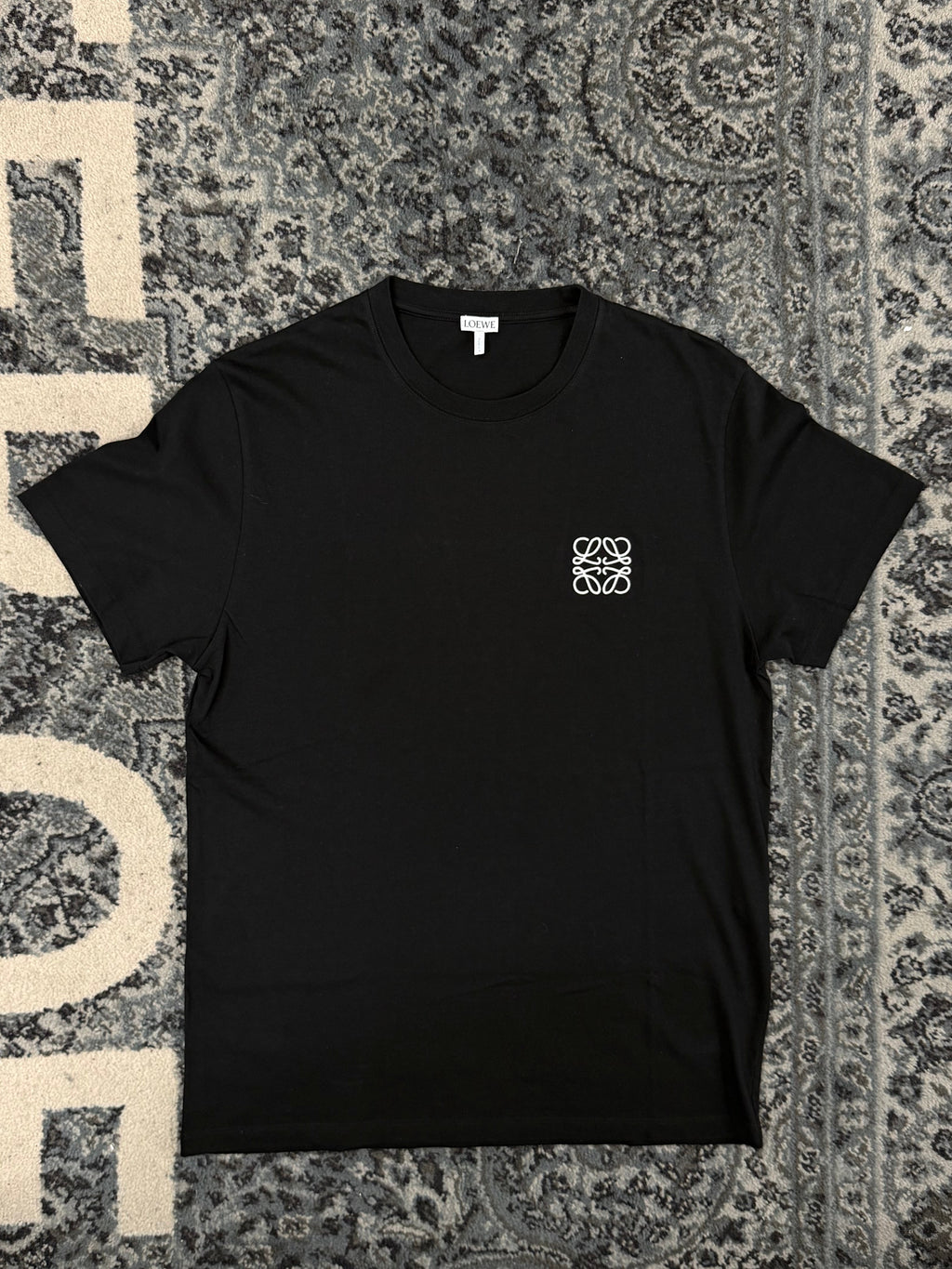 LOEWE logo shirt black/white M U