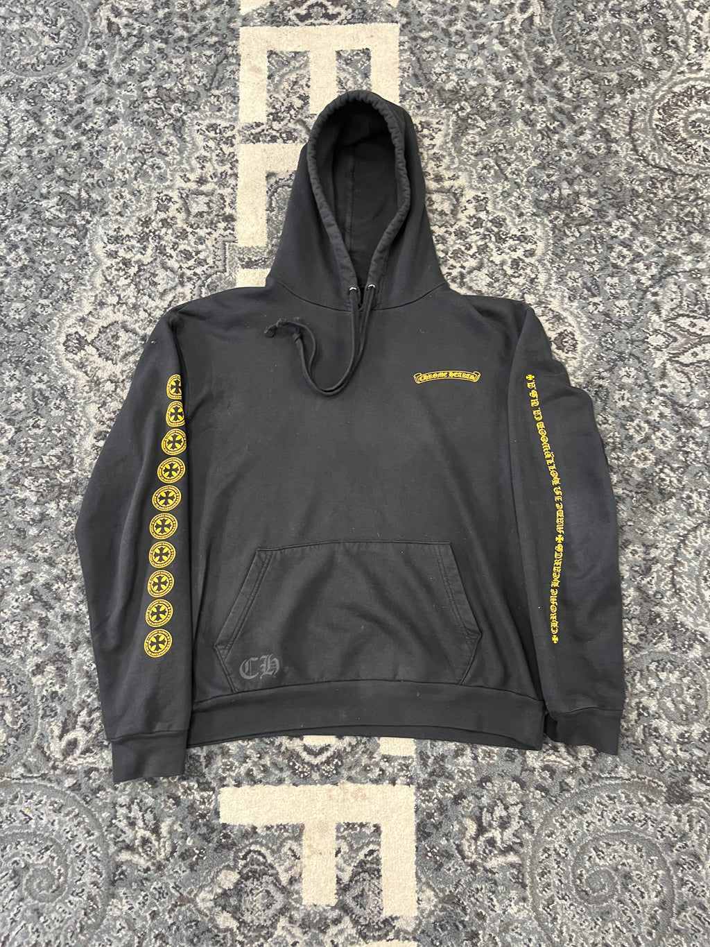 CHROME HEARTS hollywood plus hoodie black S U