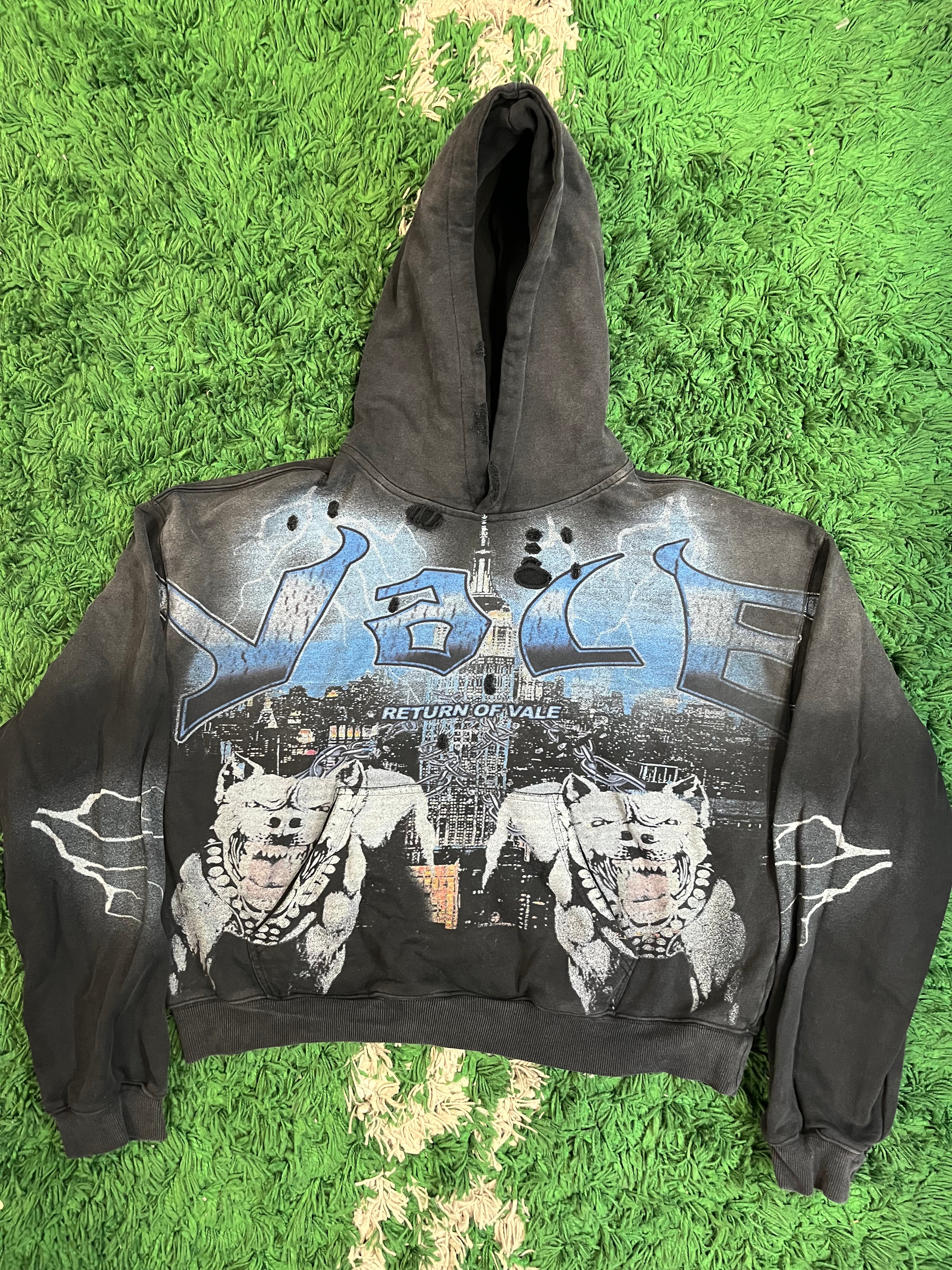 VALE hoodie grey XL U