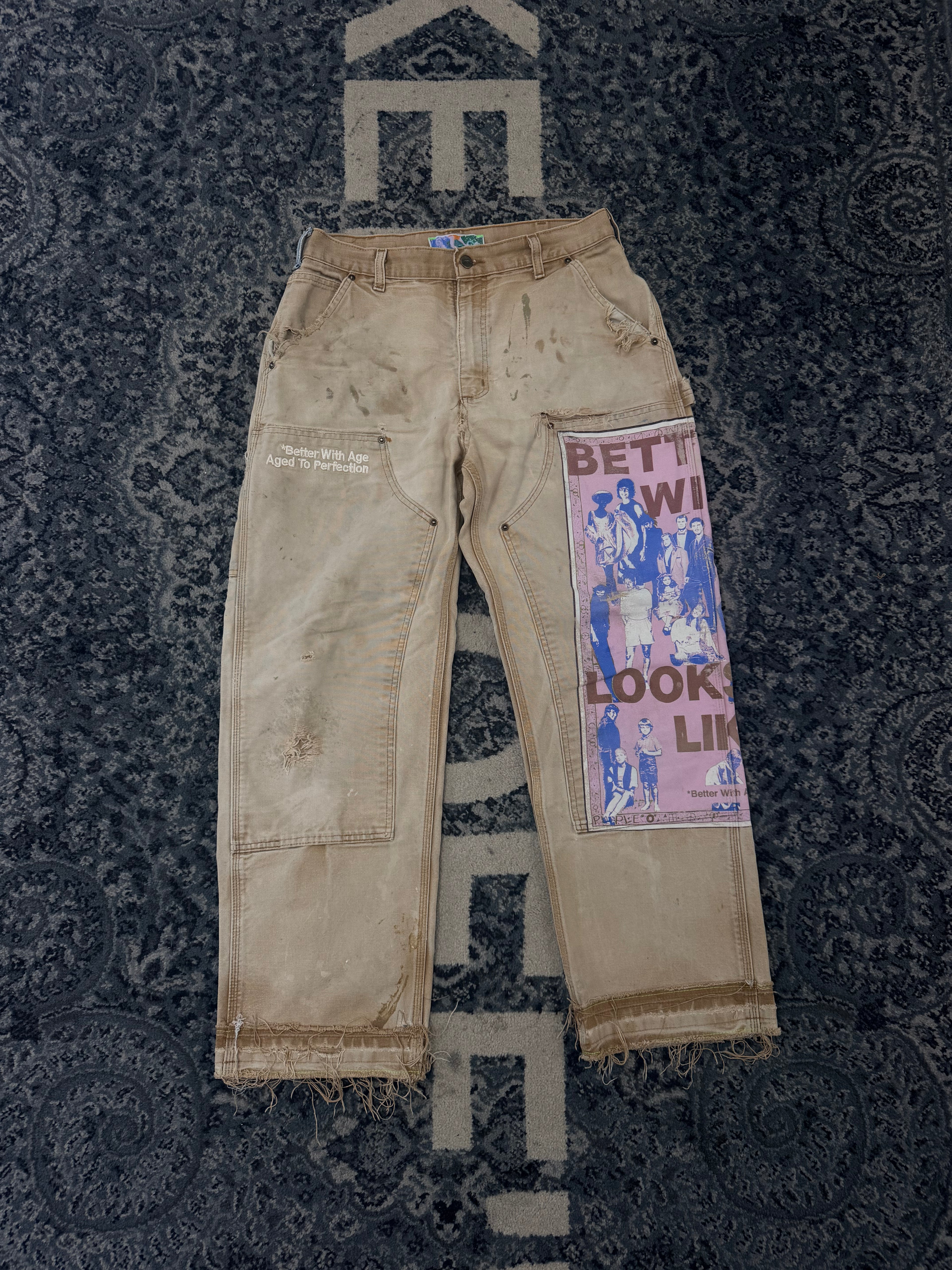 Better With Age Distressed Carpenters Size 30 U
