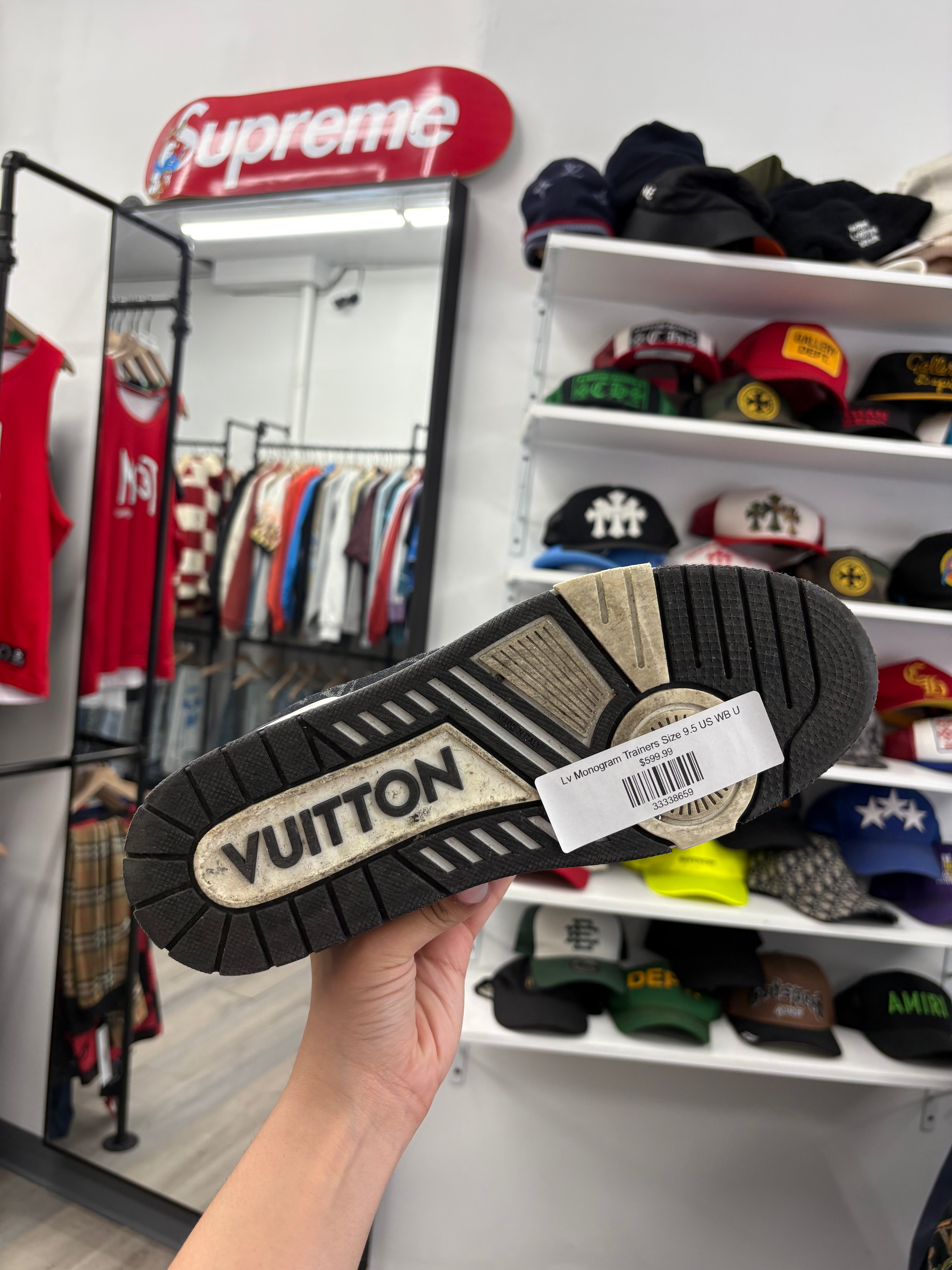 Lv Monogram Trainers Size 9.5 US WB U