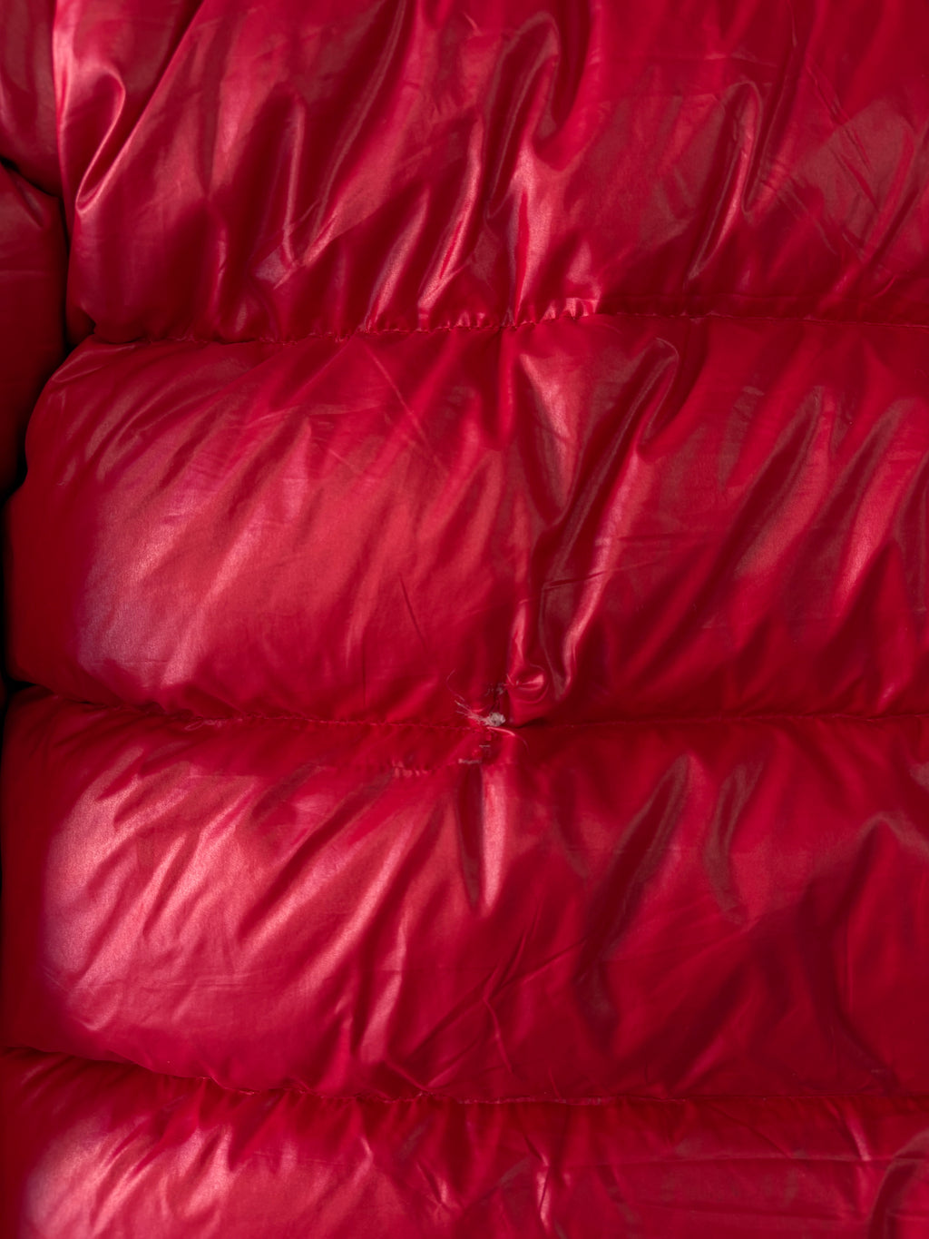 MONCLER maya puffer red 4 (L) flawed U