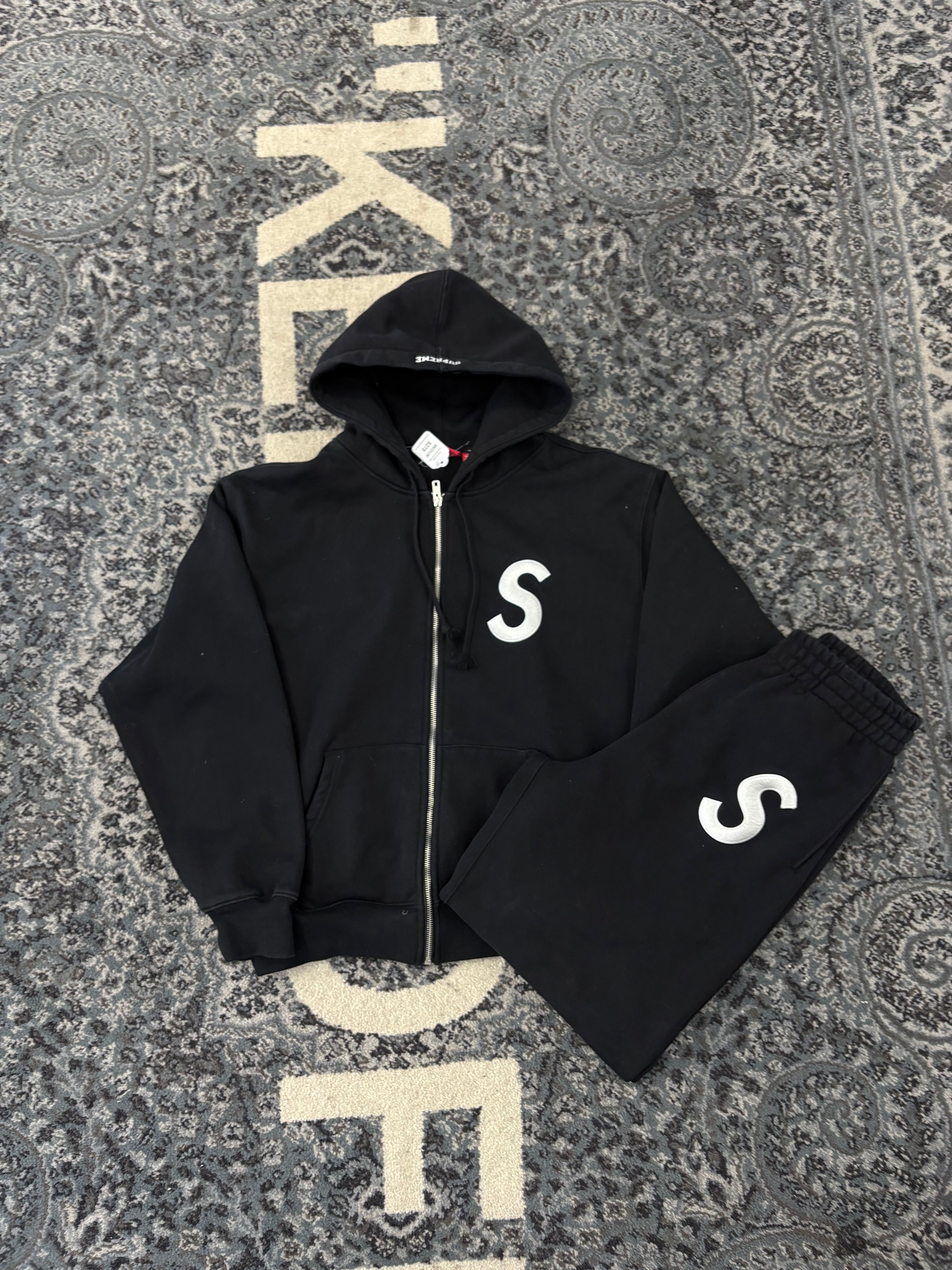 SUPREME sweatsuit black M U