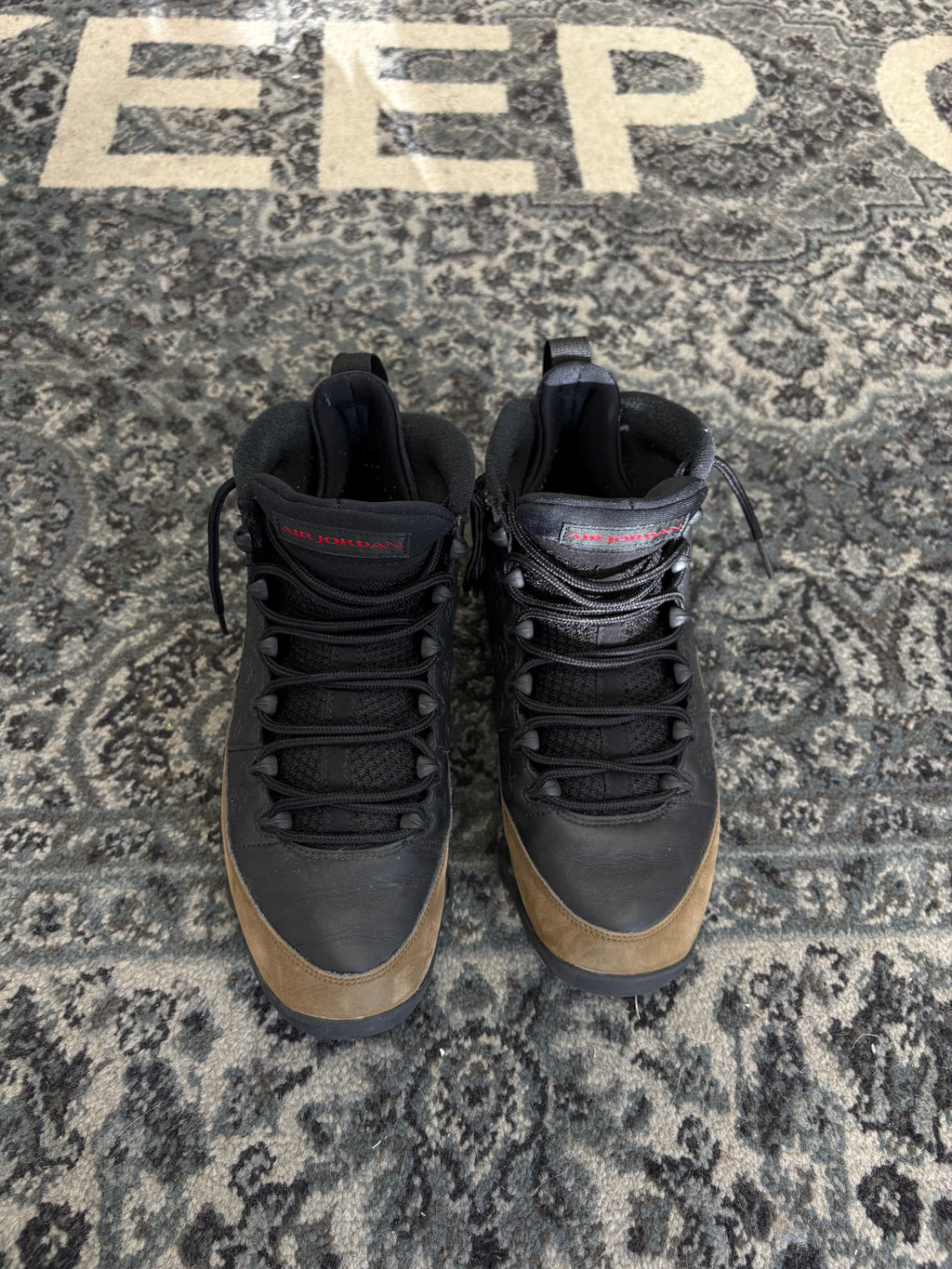 Jordan 9 Olive Size 9.5 U NB