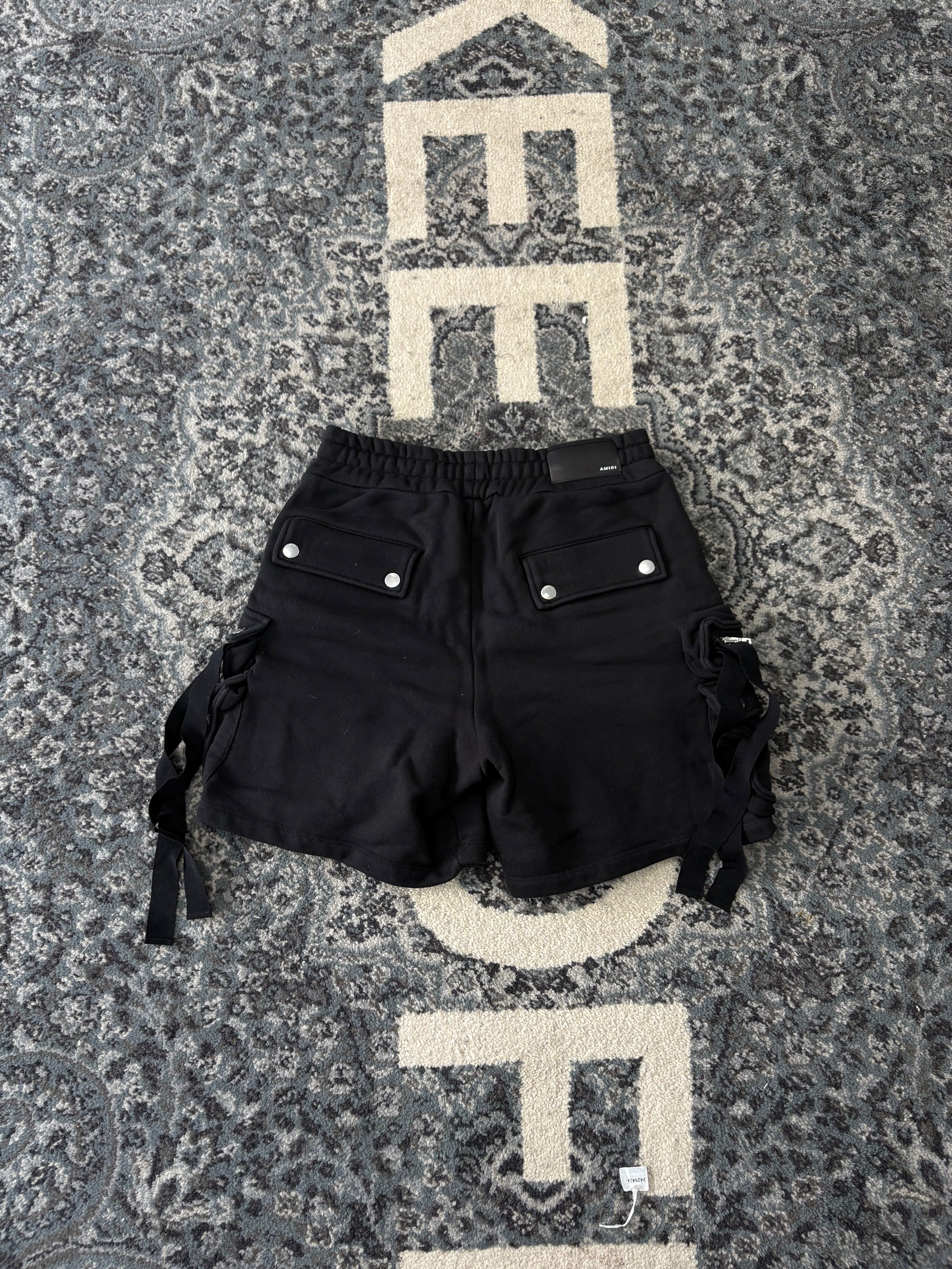 Amiri Black Cargo Shorts Size Small U
