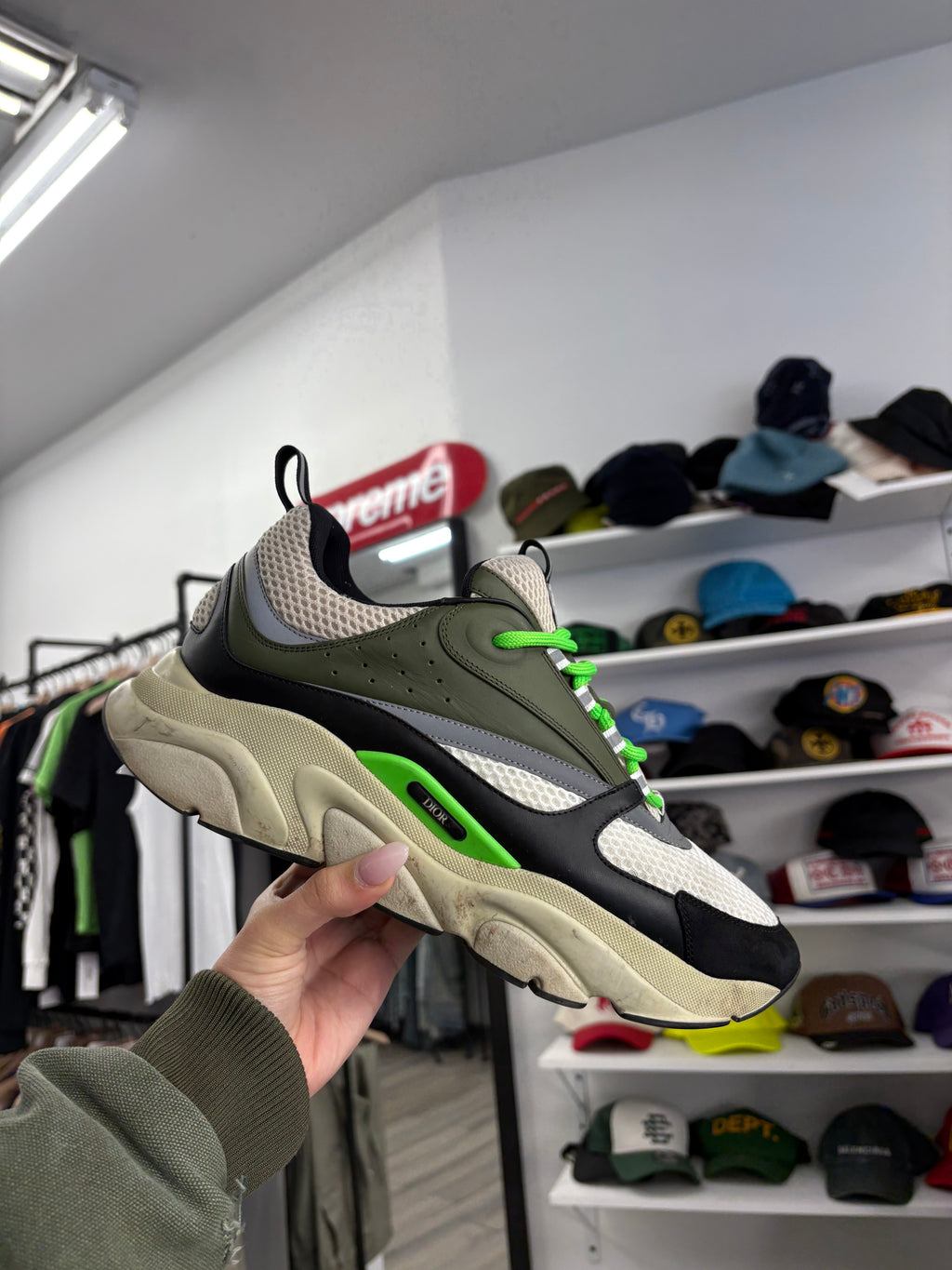 DIOR b22 runners neon 45 (12M) NB U