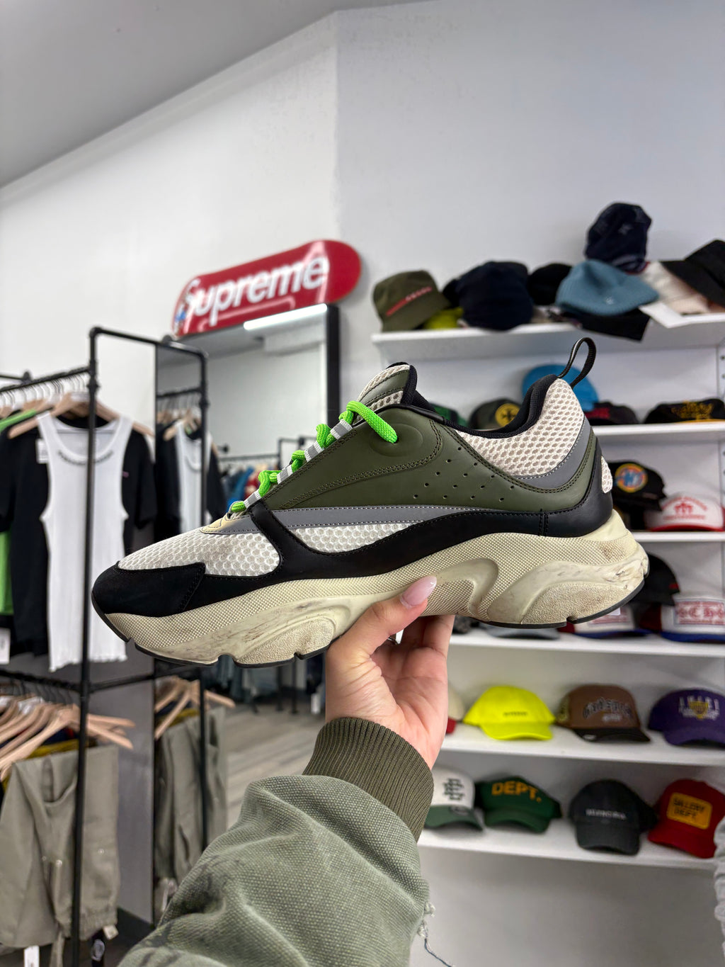 DIOR b22 runners neon 45 (12M) NB U