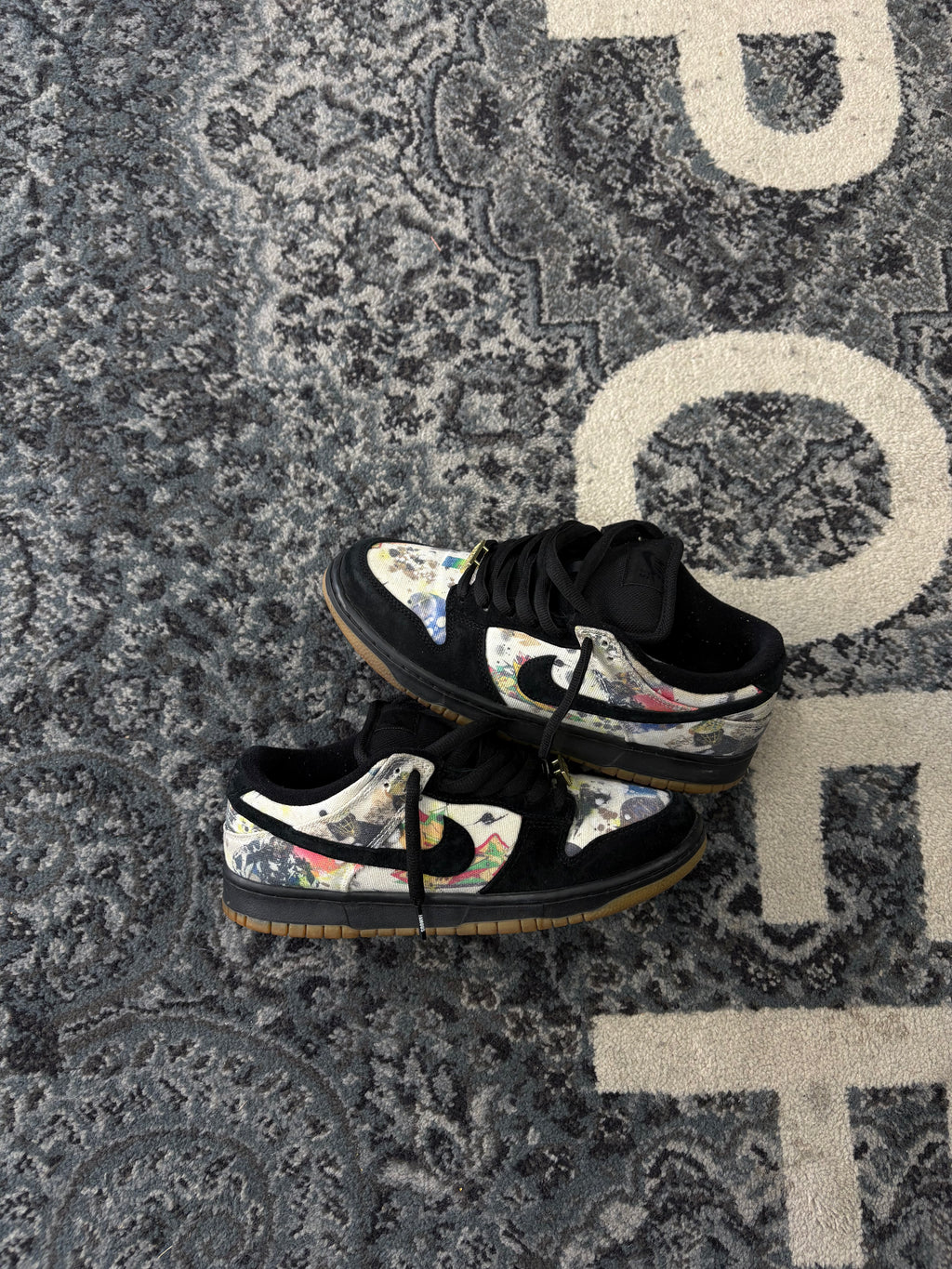 Supreme rammellzee sb dunk sz 9 U
