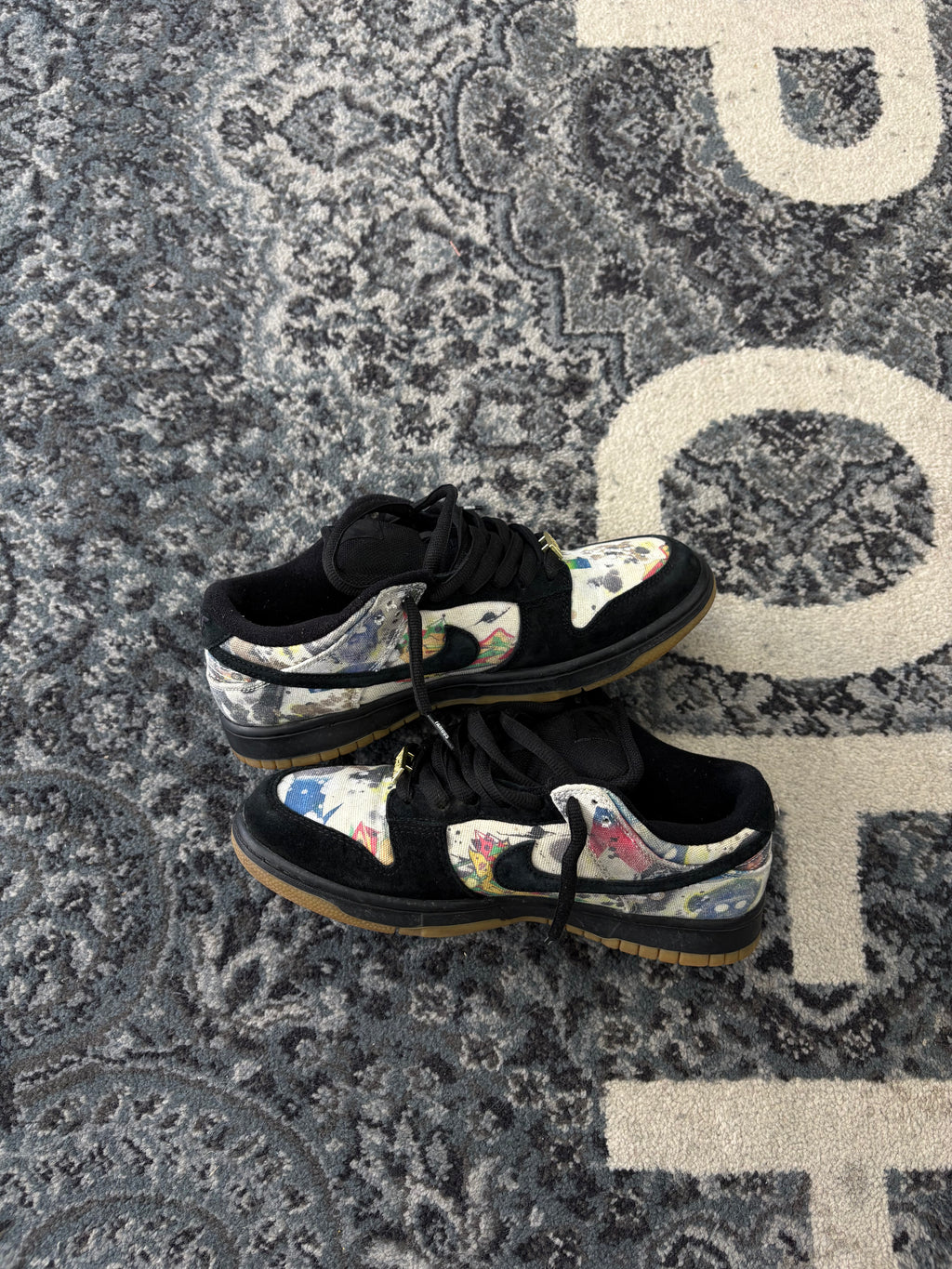 Supreme rammellzee sb dunk sz 9 U
