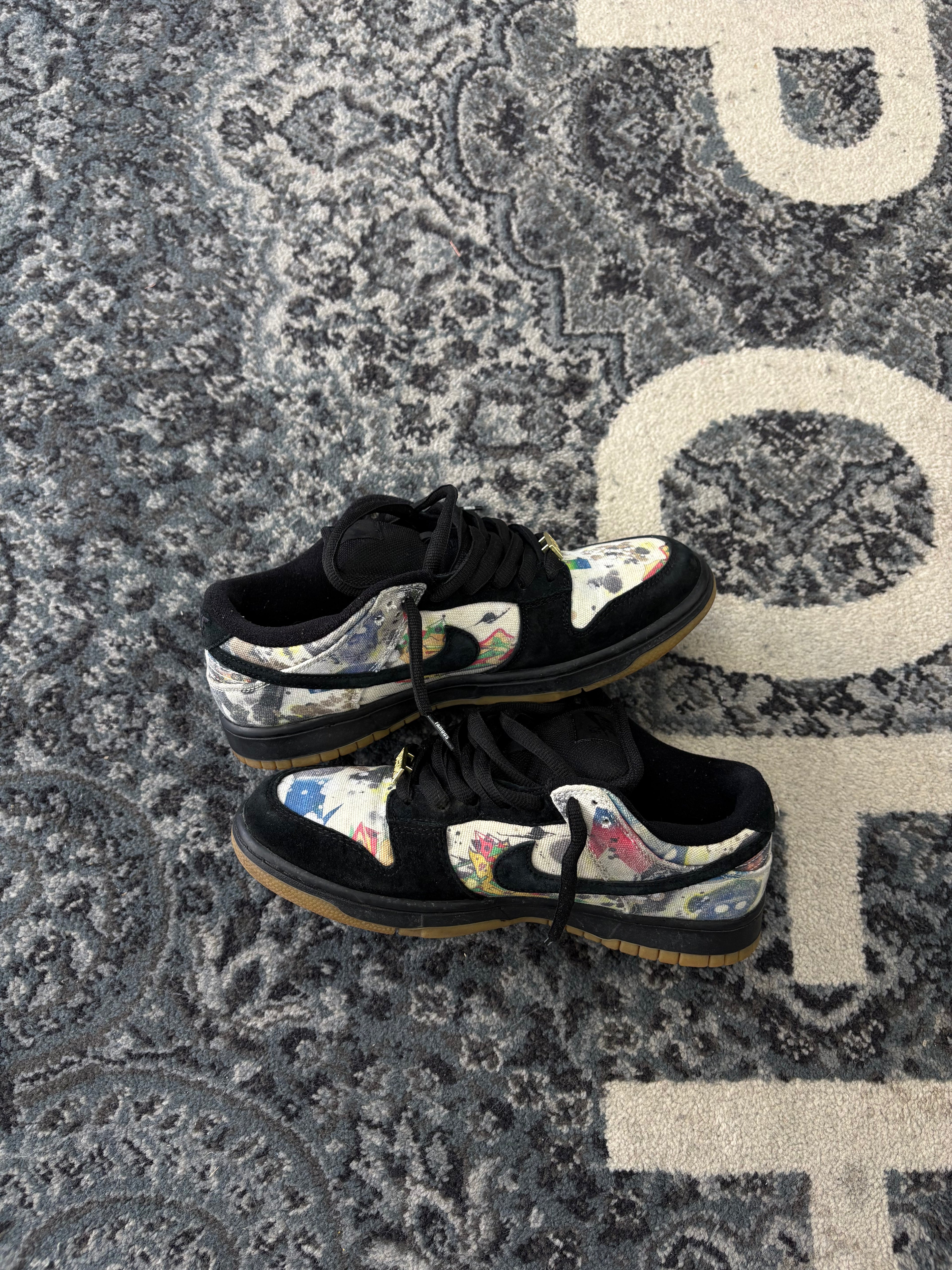 Supreme rammellzee sb dunk sz 9 U