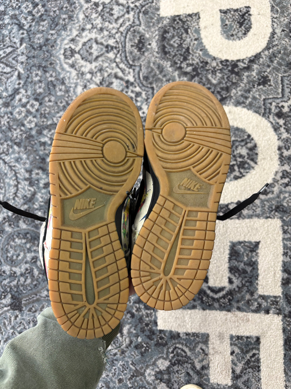 Supreme rammellzee sb dunk sz 9 U