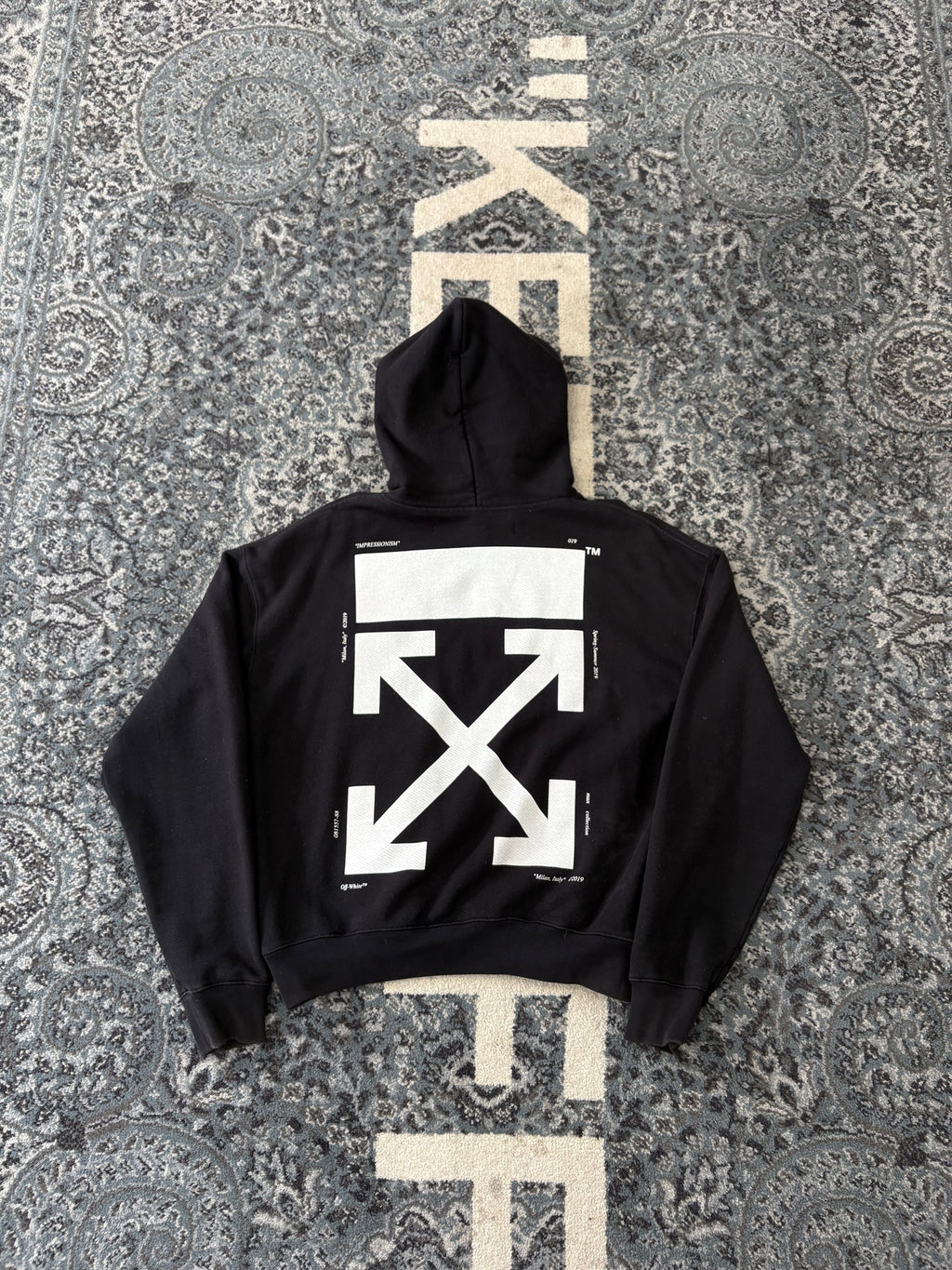 OFF WHITE vampire kiss hoodie black M U