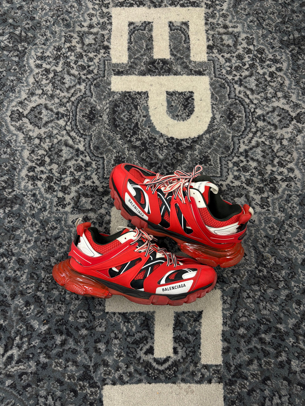 Balenciaga Track Runners Red Size 46 U