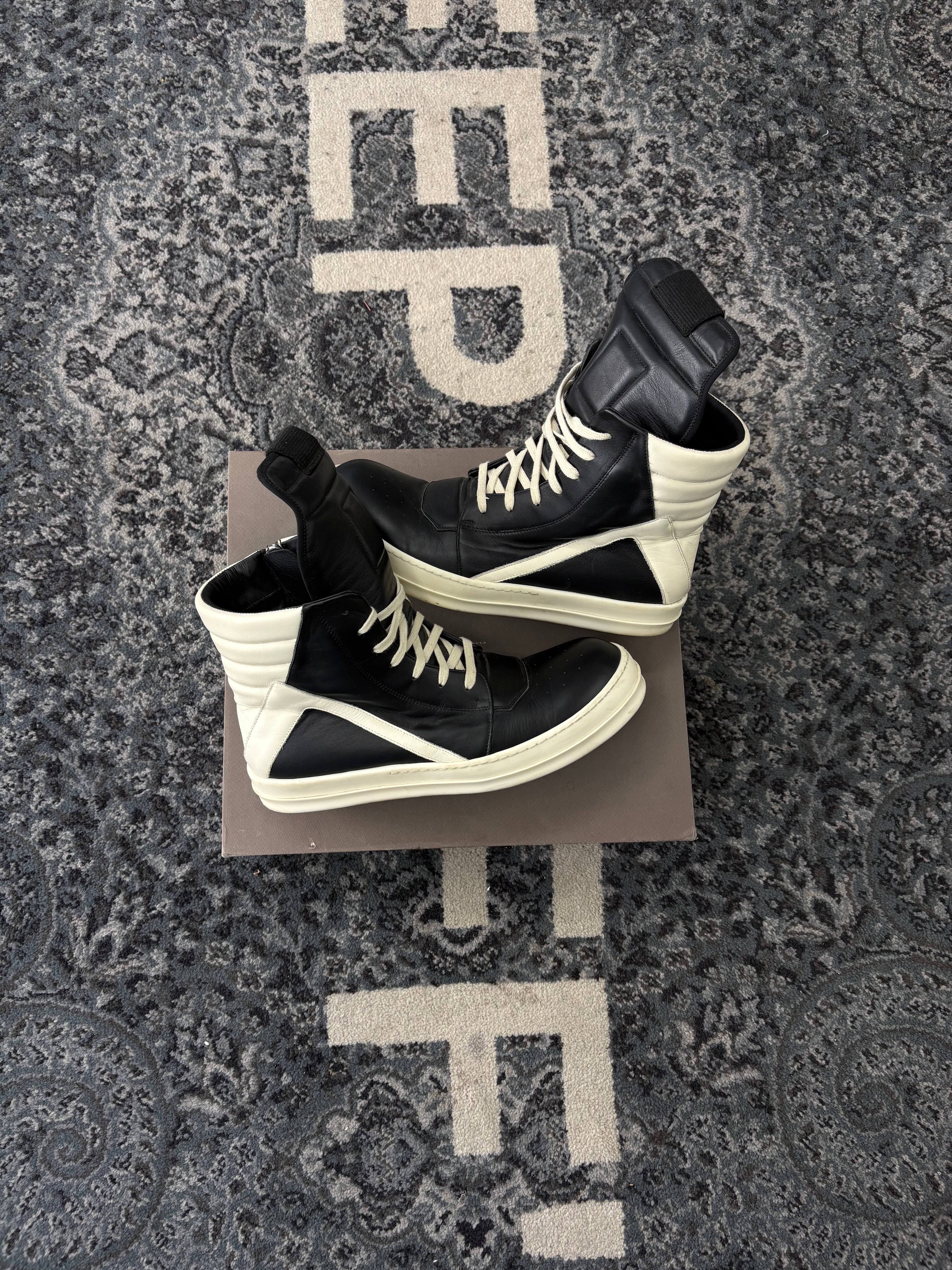 RICK OWENS geobasket hightops 45 (12M) OG ALL U