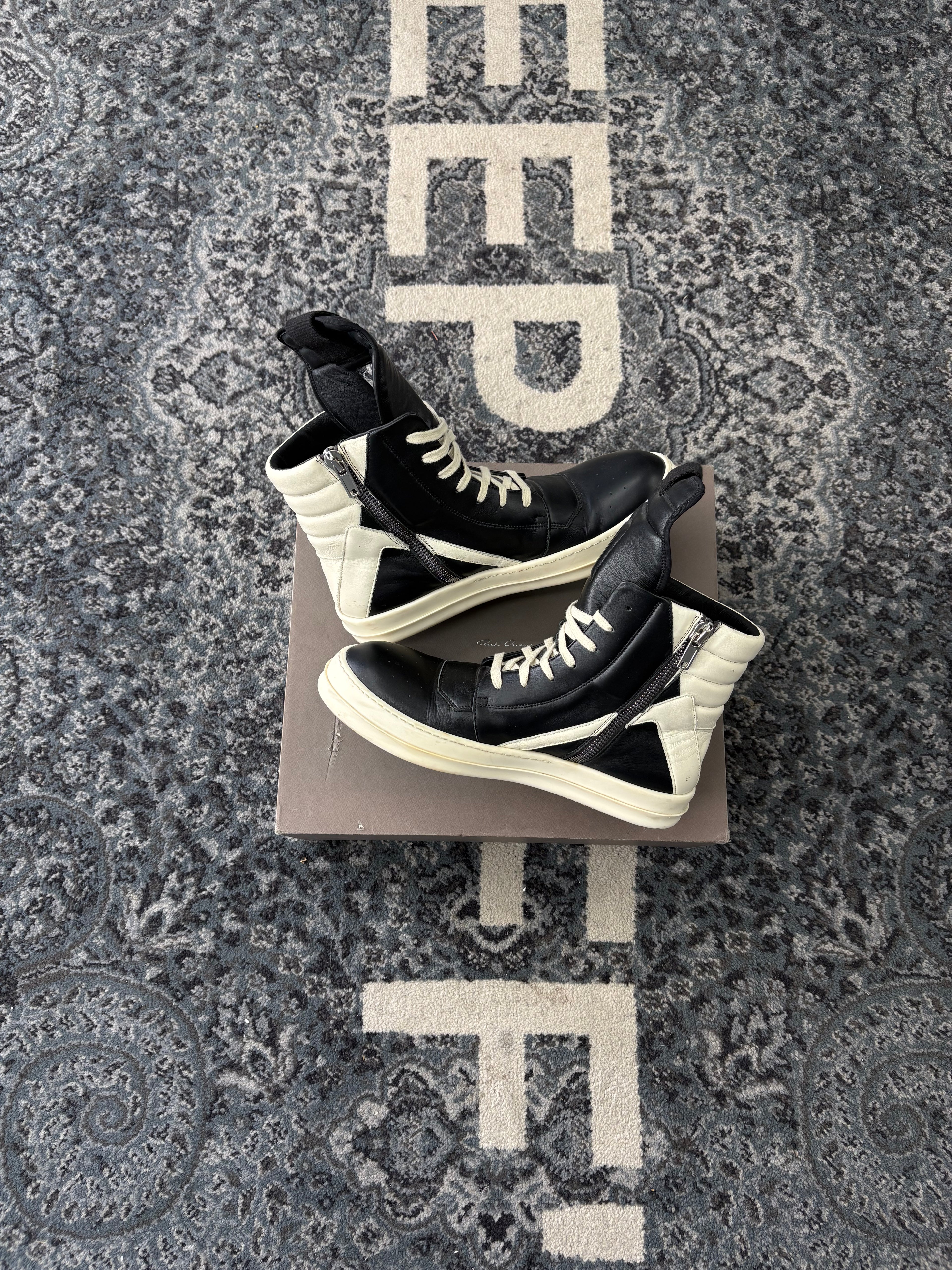 RICK OWENS geobasket hightops 45 (12M) OG ALL U