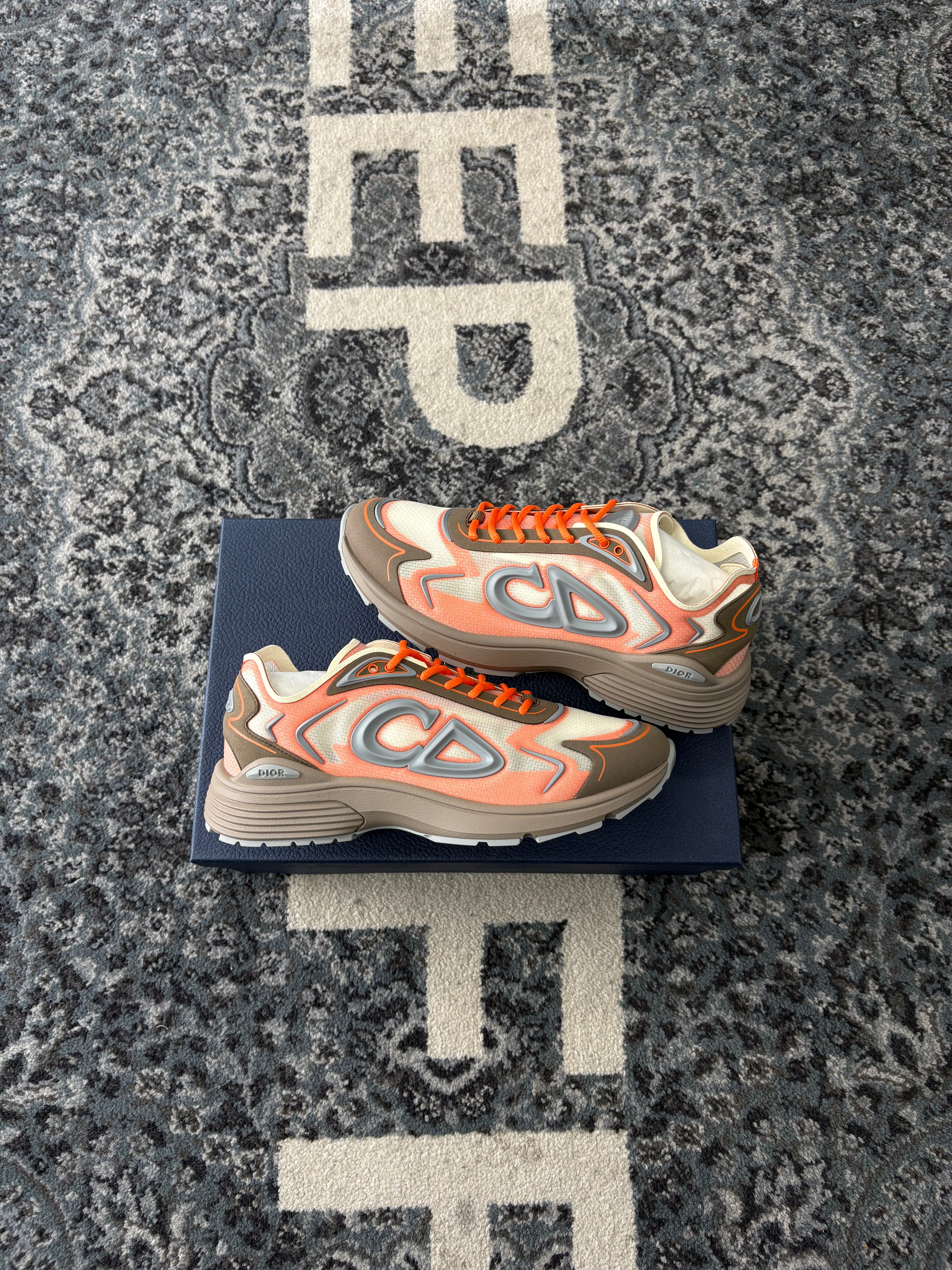 DIOR B30 countdown runners brown/orange 43 (10M) OG ALL DS