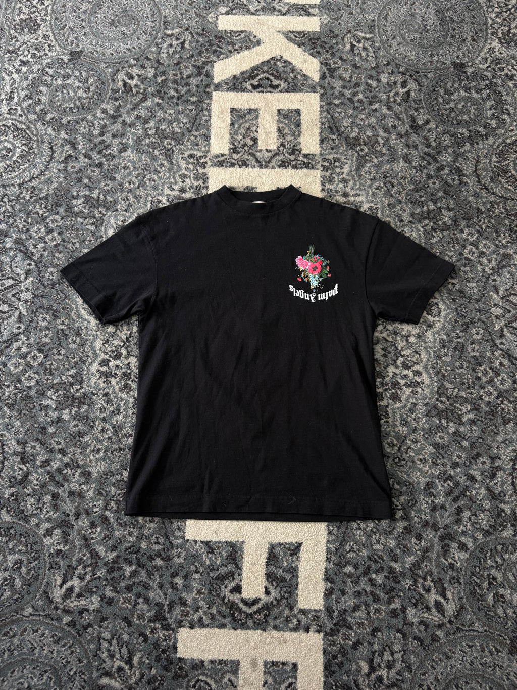 PALM ANGELS floral shirt black S U