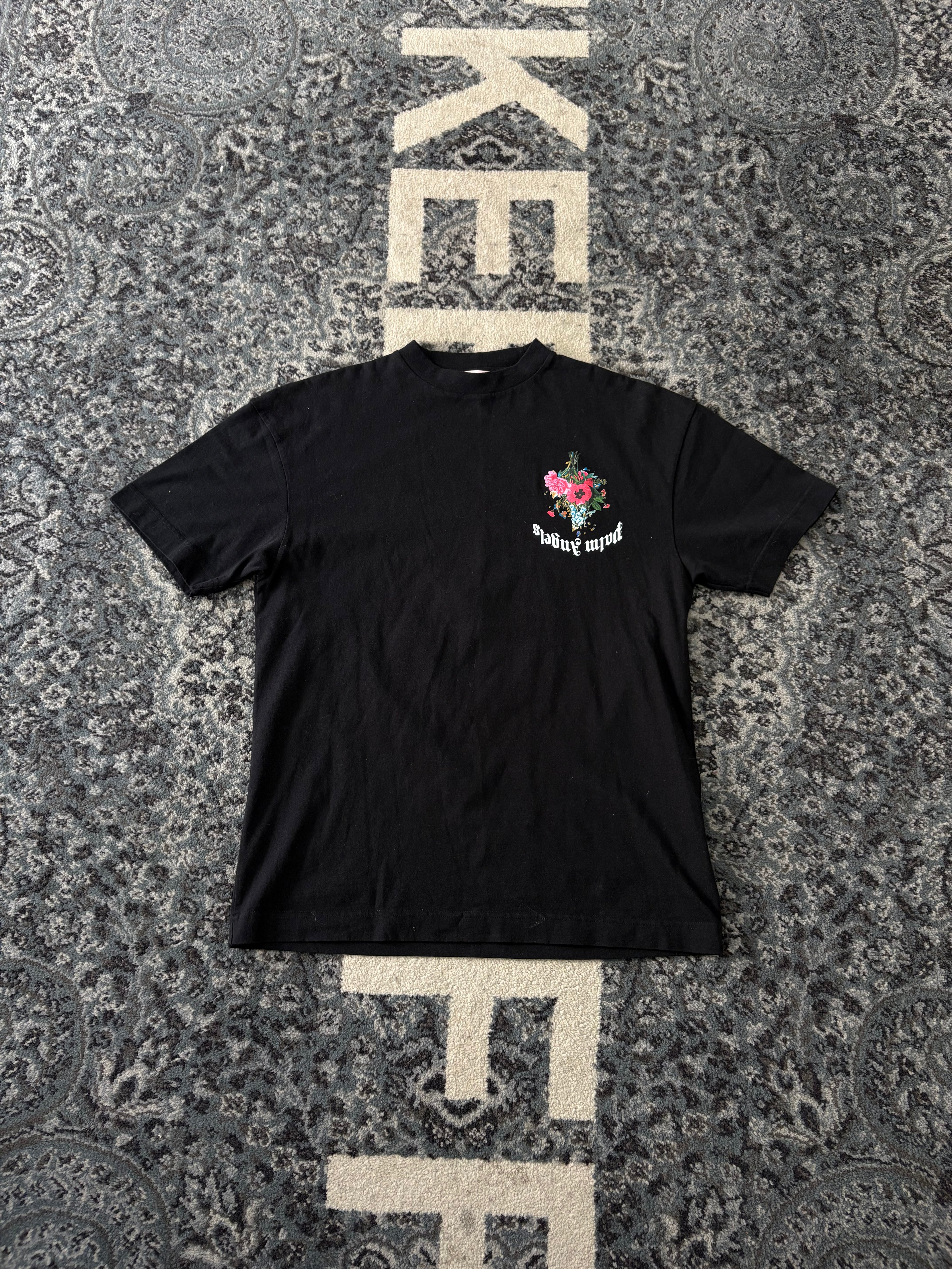 PALM ANGELS floral shirt black S U