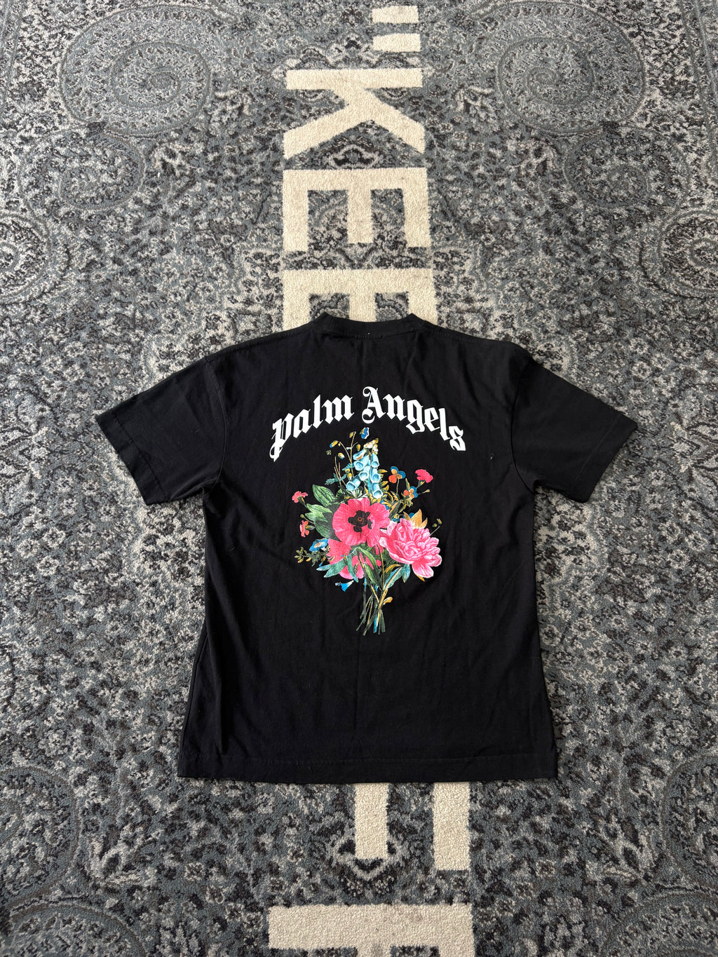 PALM ANGELS floral shirt black S U