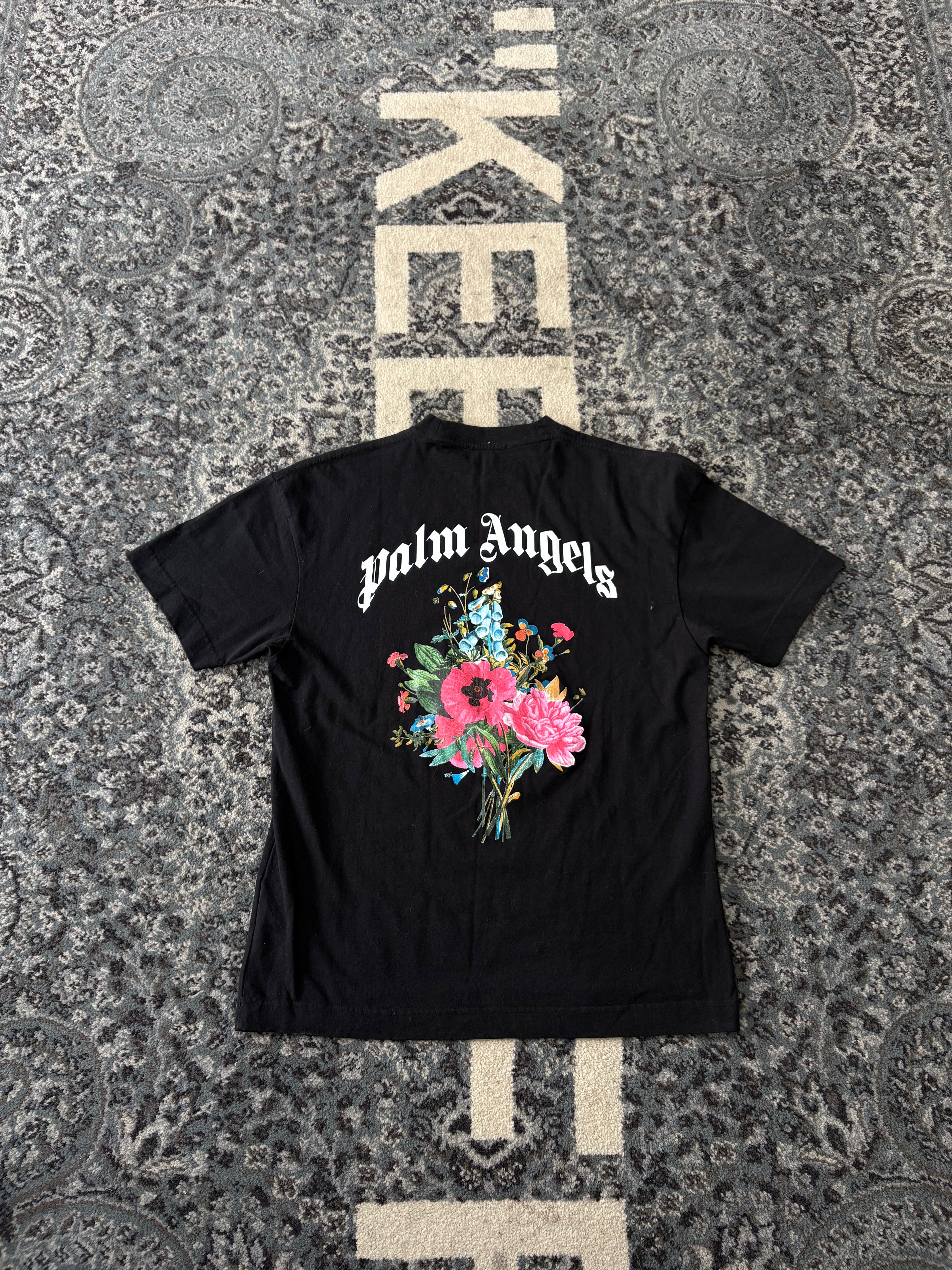 PALM ANGELS floral shirt black S U