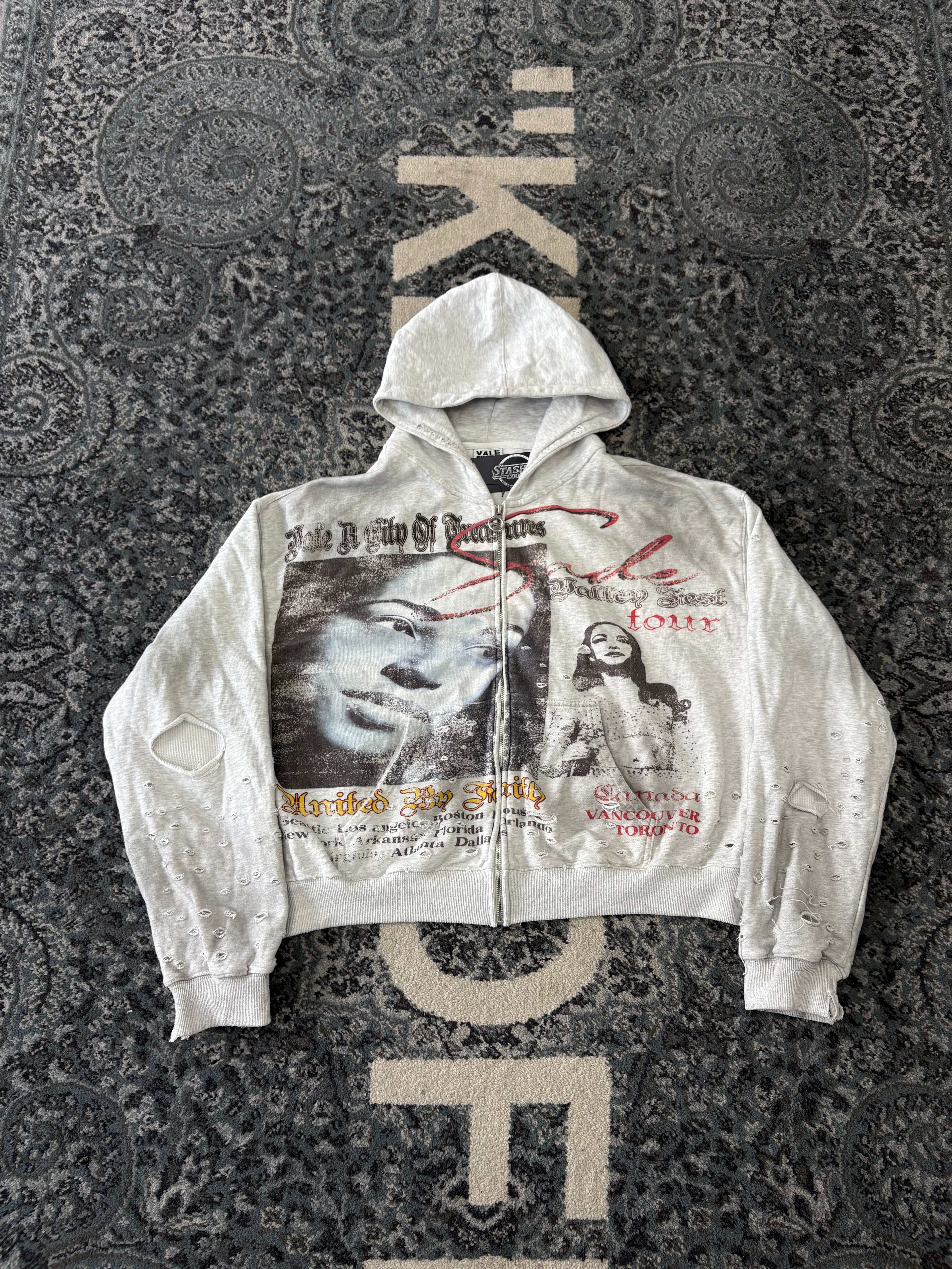VALE sade fest zip up grey XL U