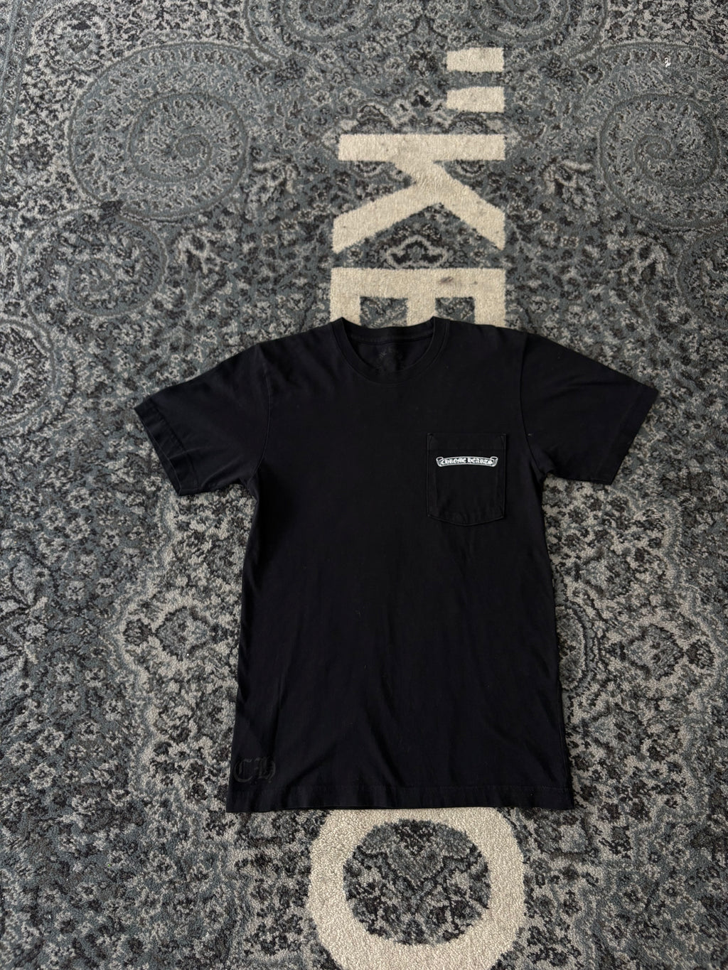 CHROME HEARTS usa shoulder logo shirt black S U
