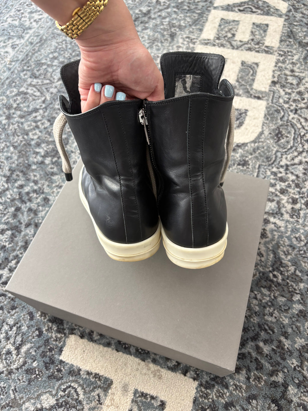 Rick Owens jumbo laces sz 45 U