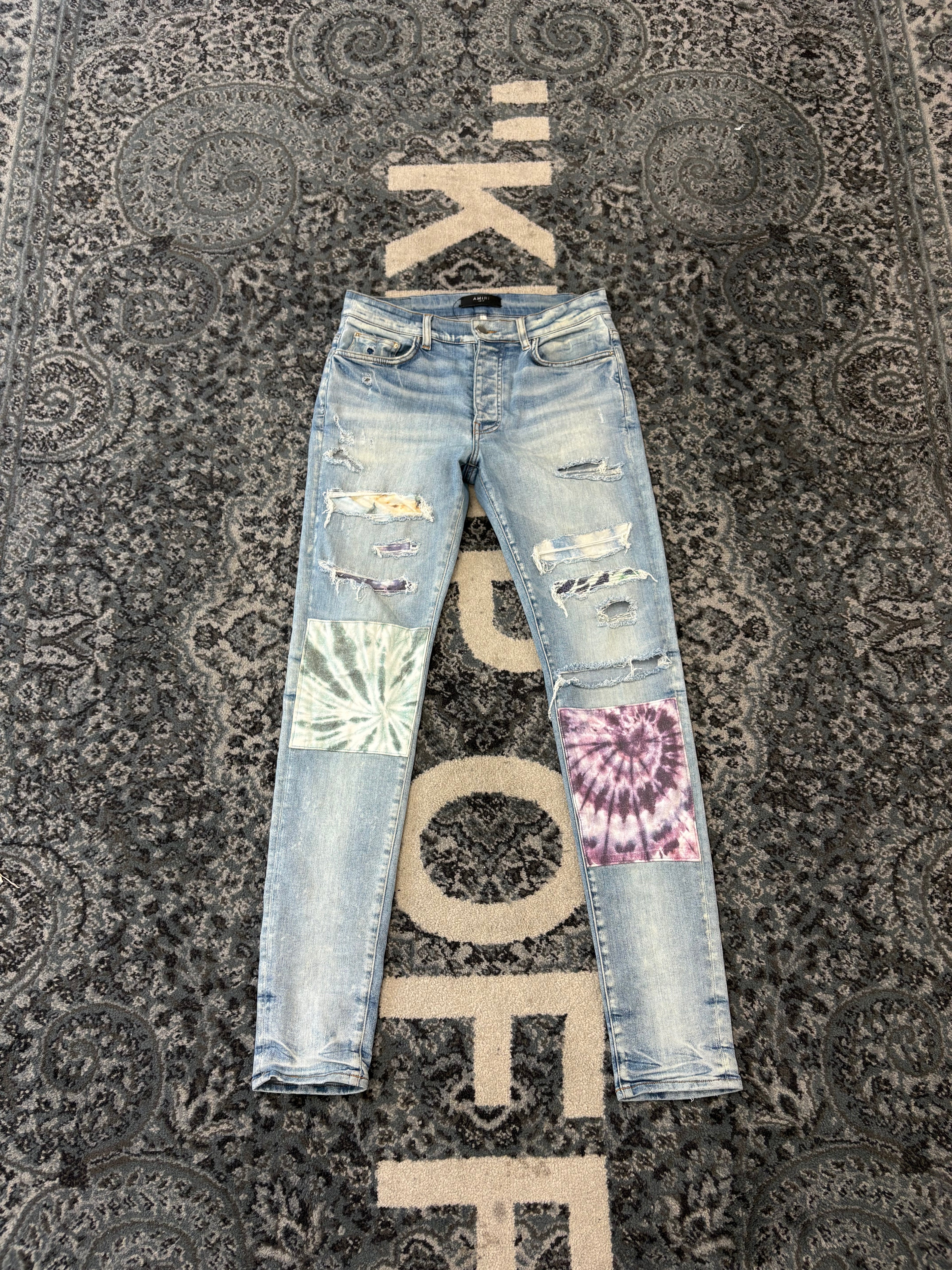 AMIRI art patch jeans indigo 32 U