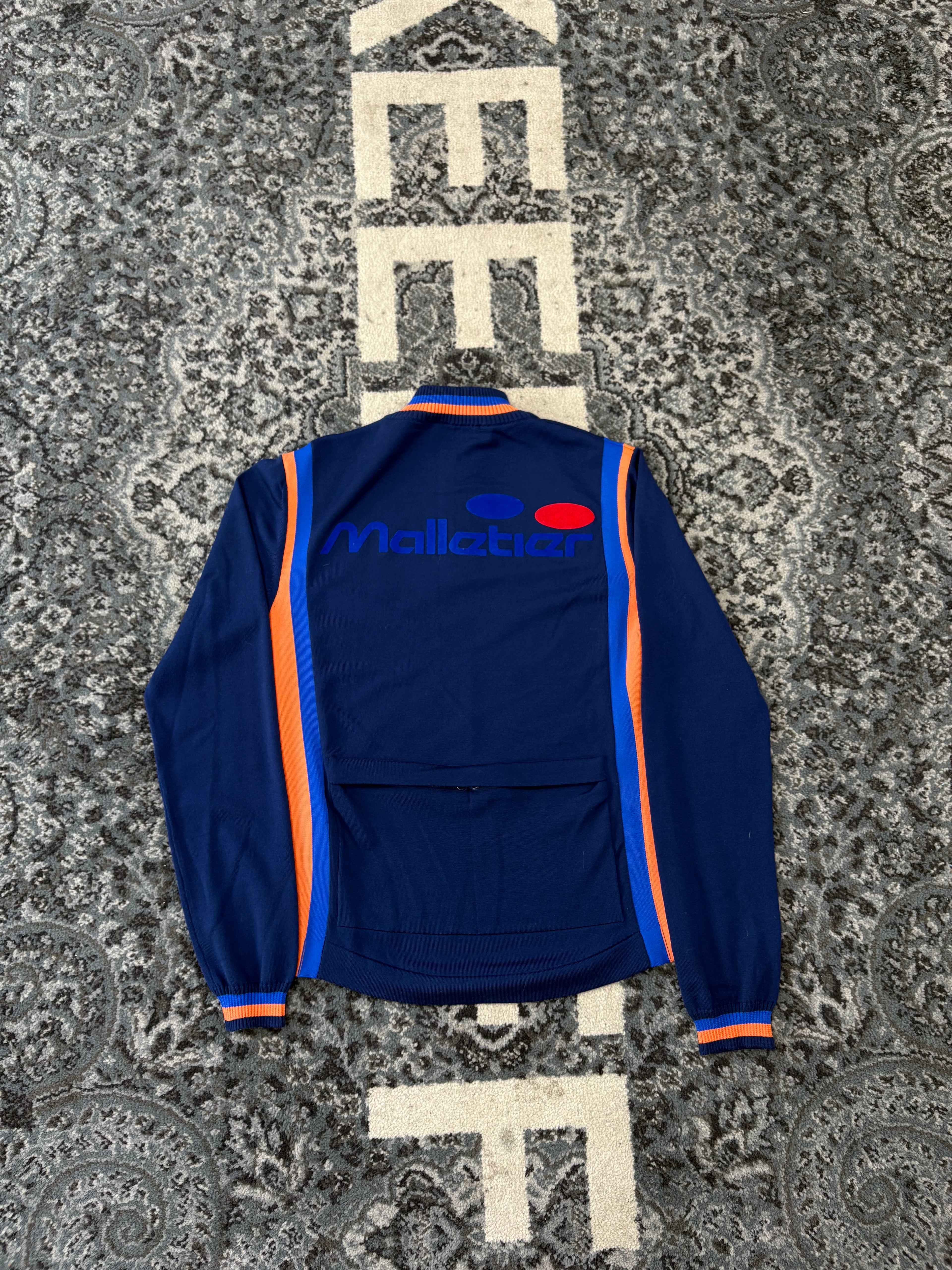 LV matellier cycling quarter zip jacket orange/blue S U