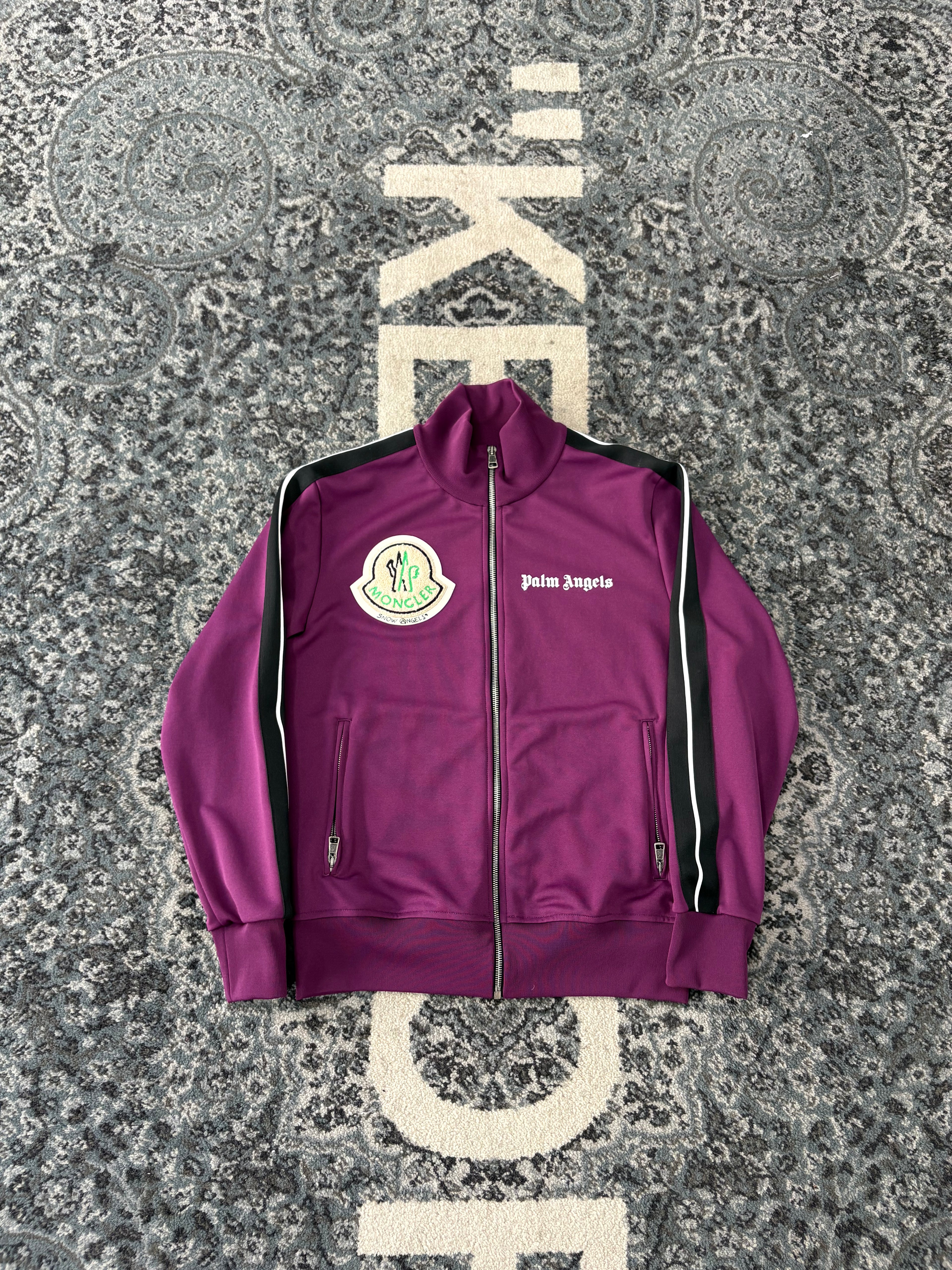 MONCLER x palm angels track jacket purple S U