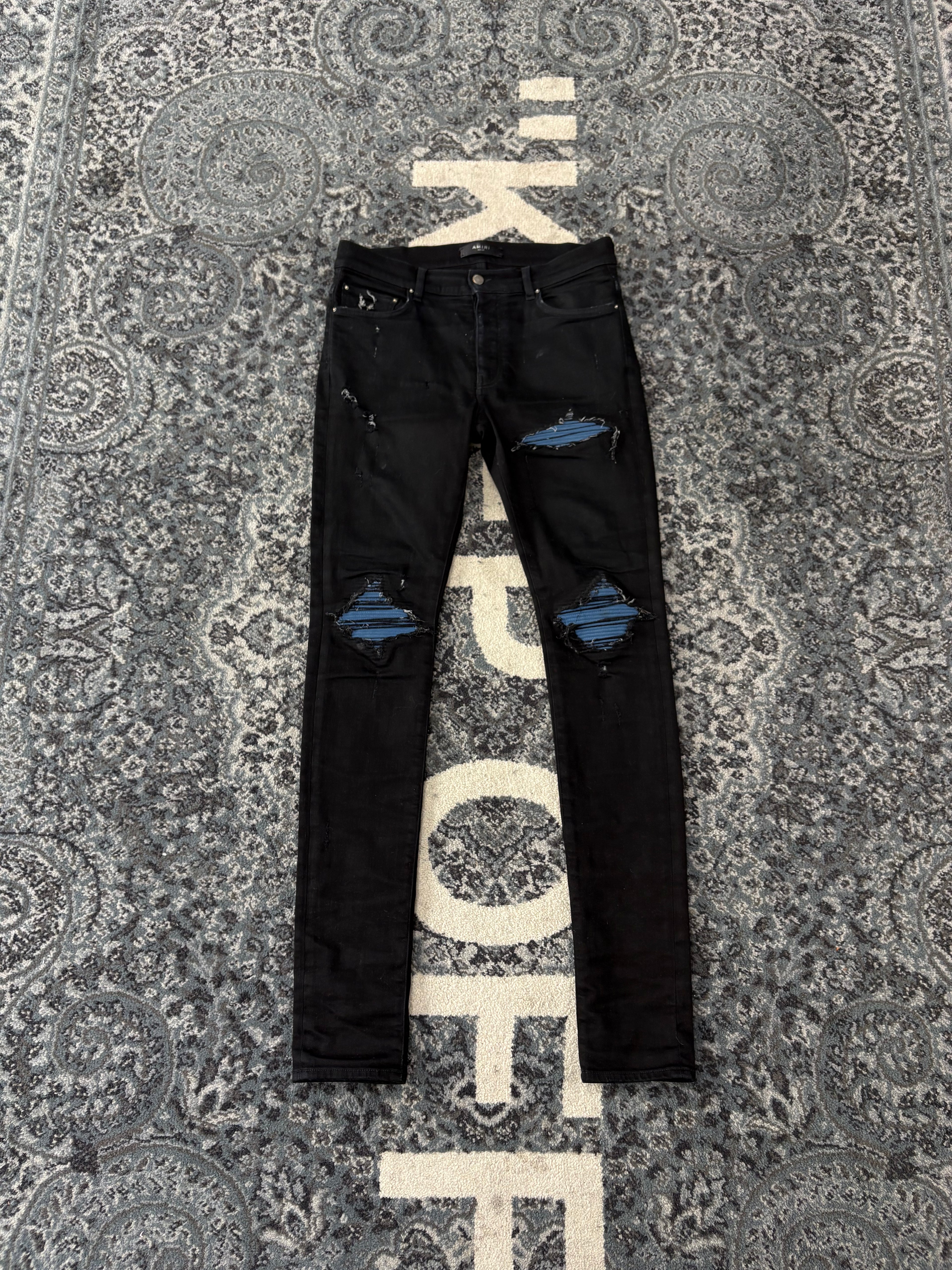 MA blue patch mx1 jeans black 32 U