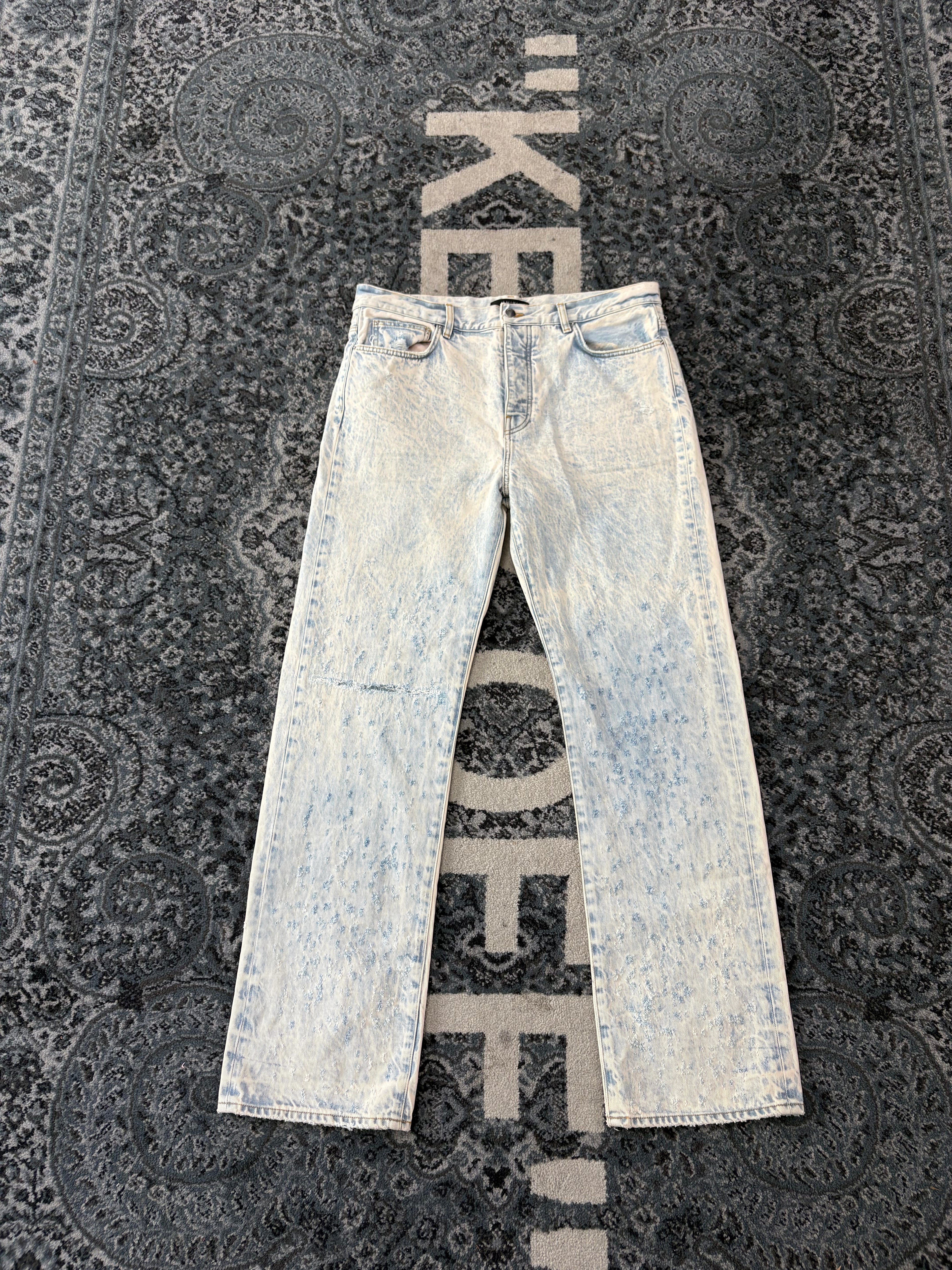 AMIRI straight leg jeans light indigo 36 DSWT