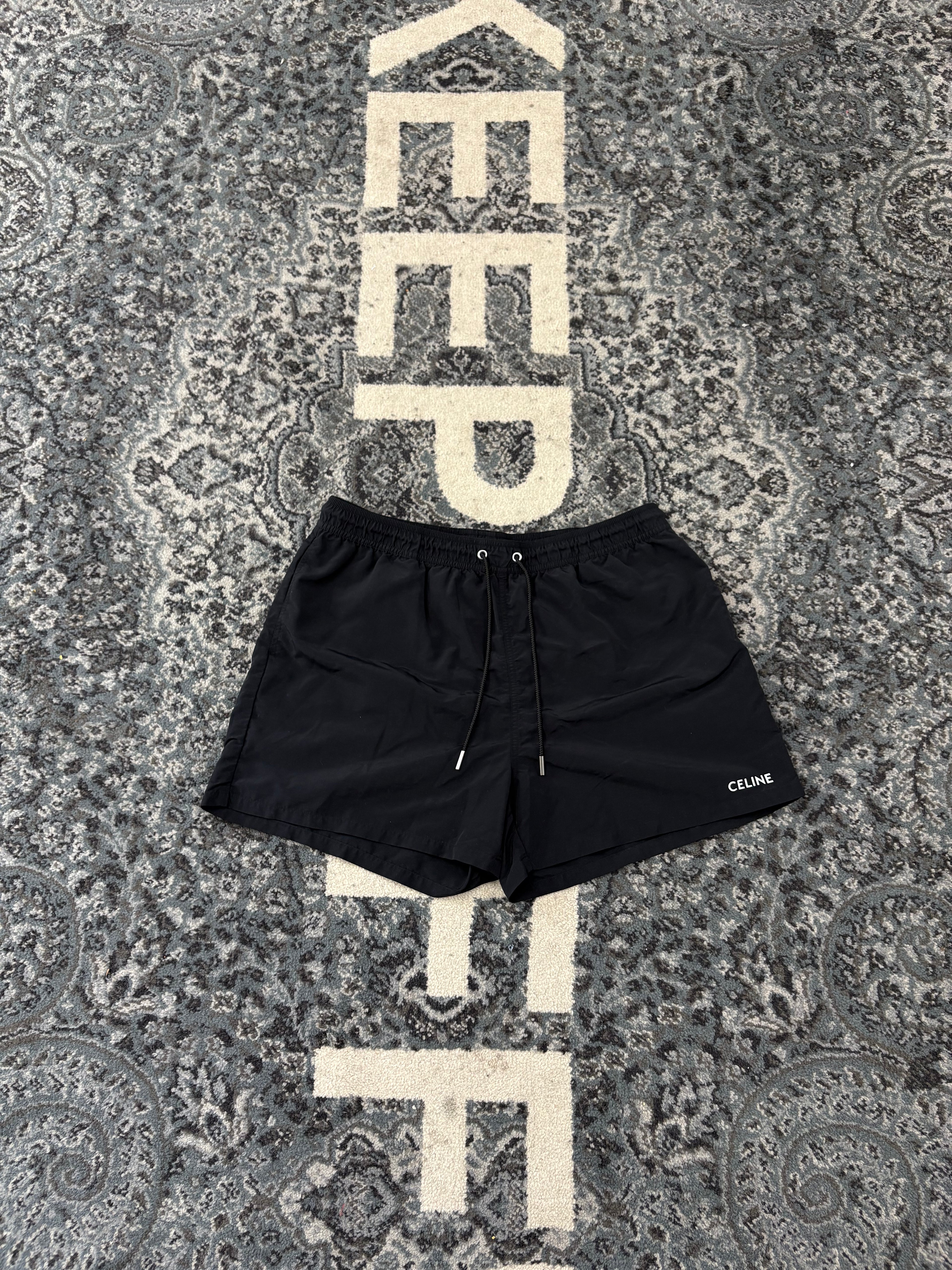 Celine Black swim trunks XXL (Fits M) U