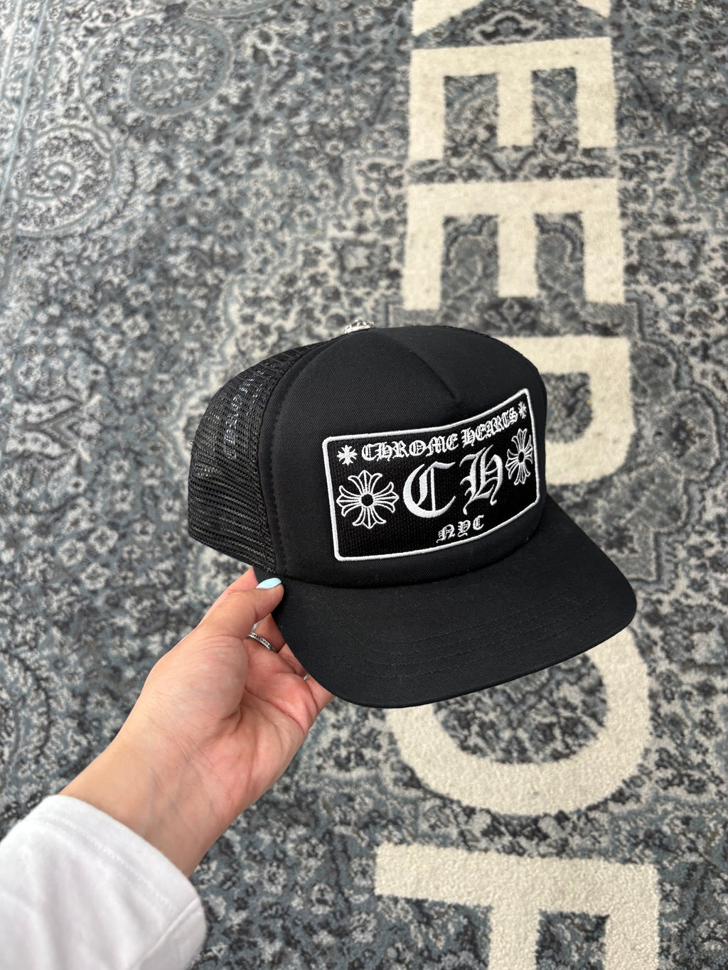 CHROME HEARTS nyc trucker hat OS DS